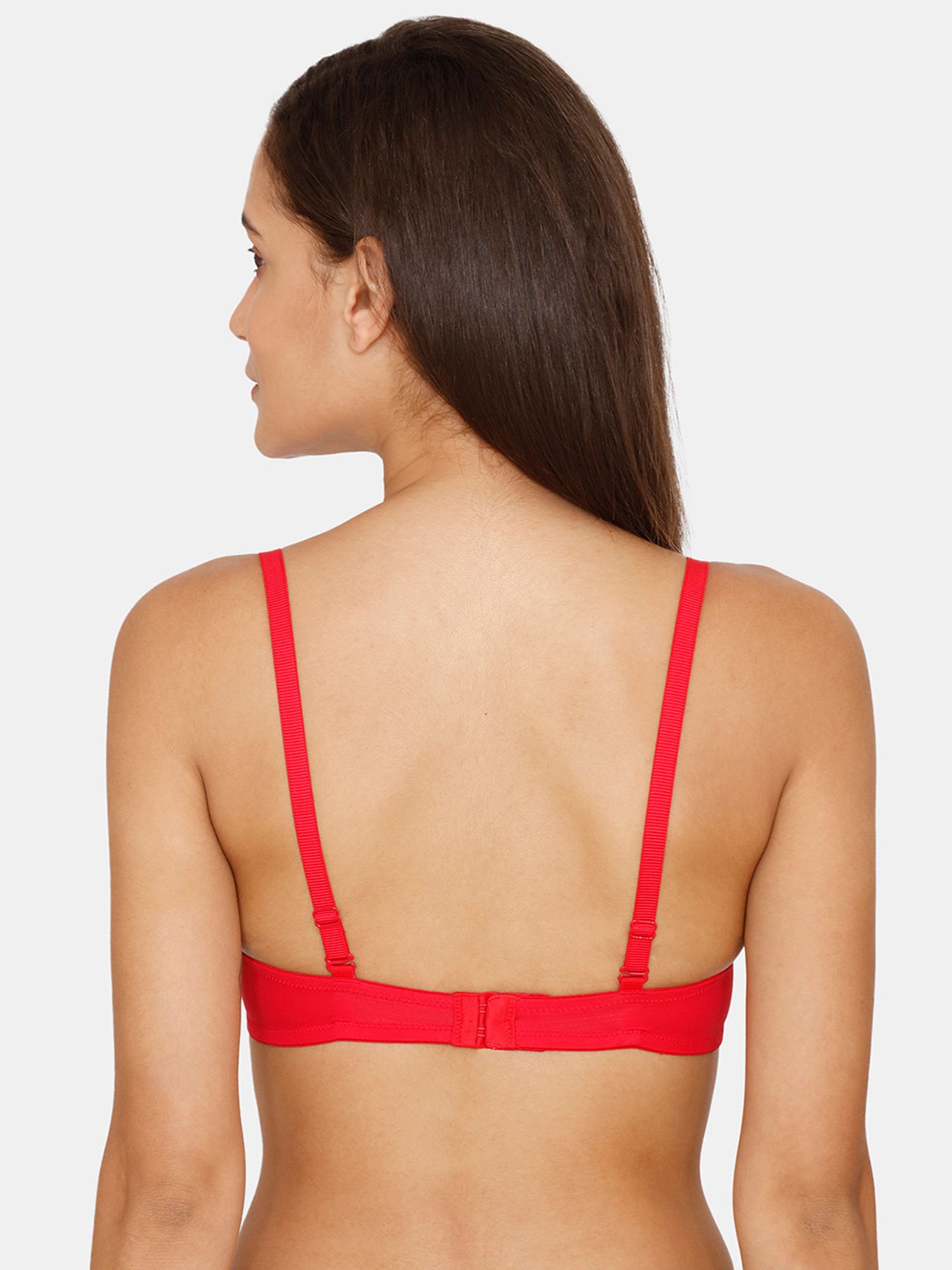 Buy Zivame Red Under wired Padded Push Up Bra for Women Online