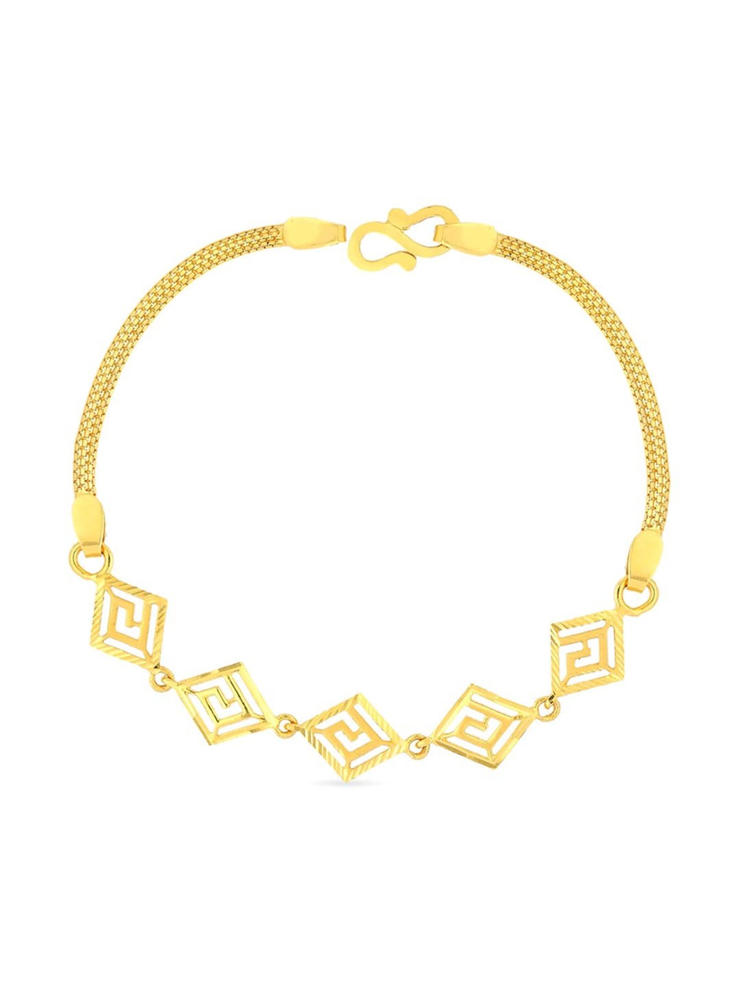 Sleek 22K Gold Bracelet