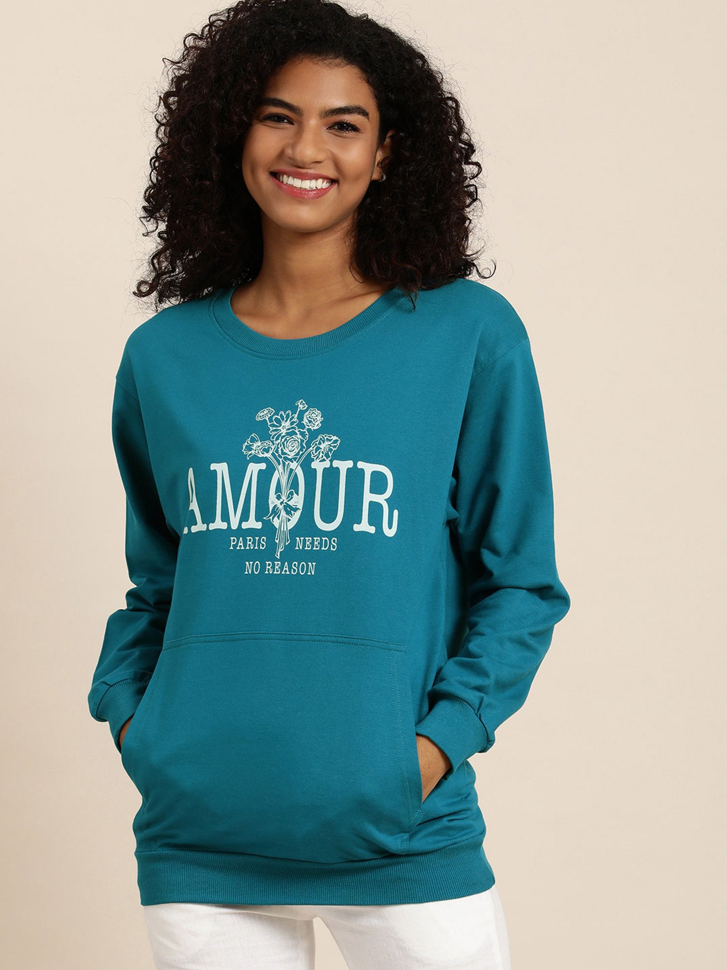 Buy Blue Sweatshirt & Hoodies for Women by DILLINGER Online