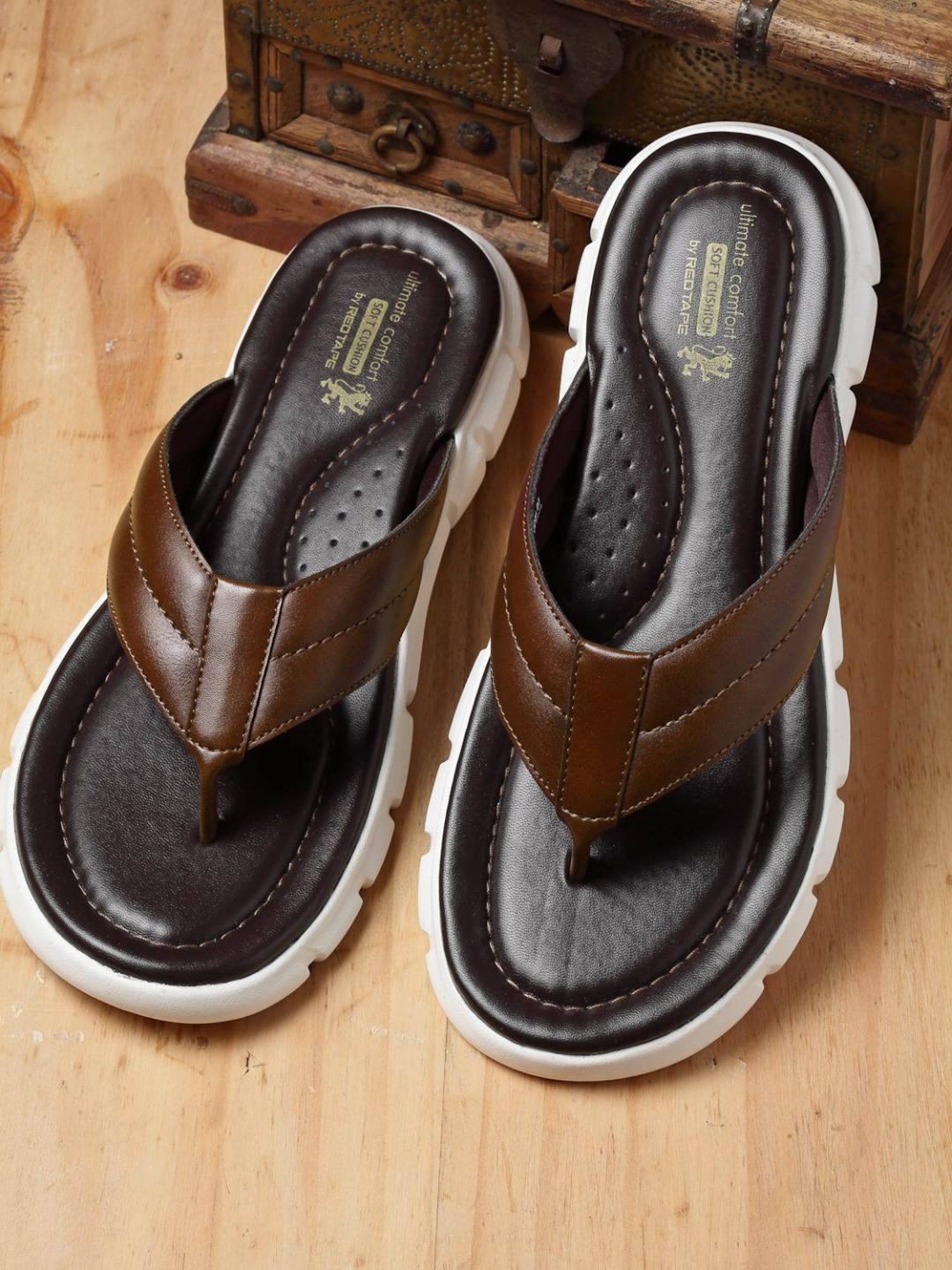 Buy Brown Sandals for Men by RED TAPE Online | Ajio.com