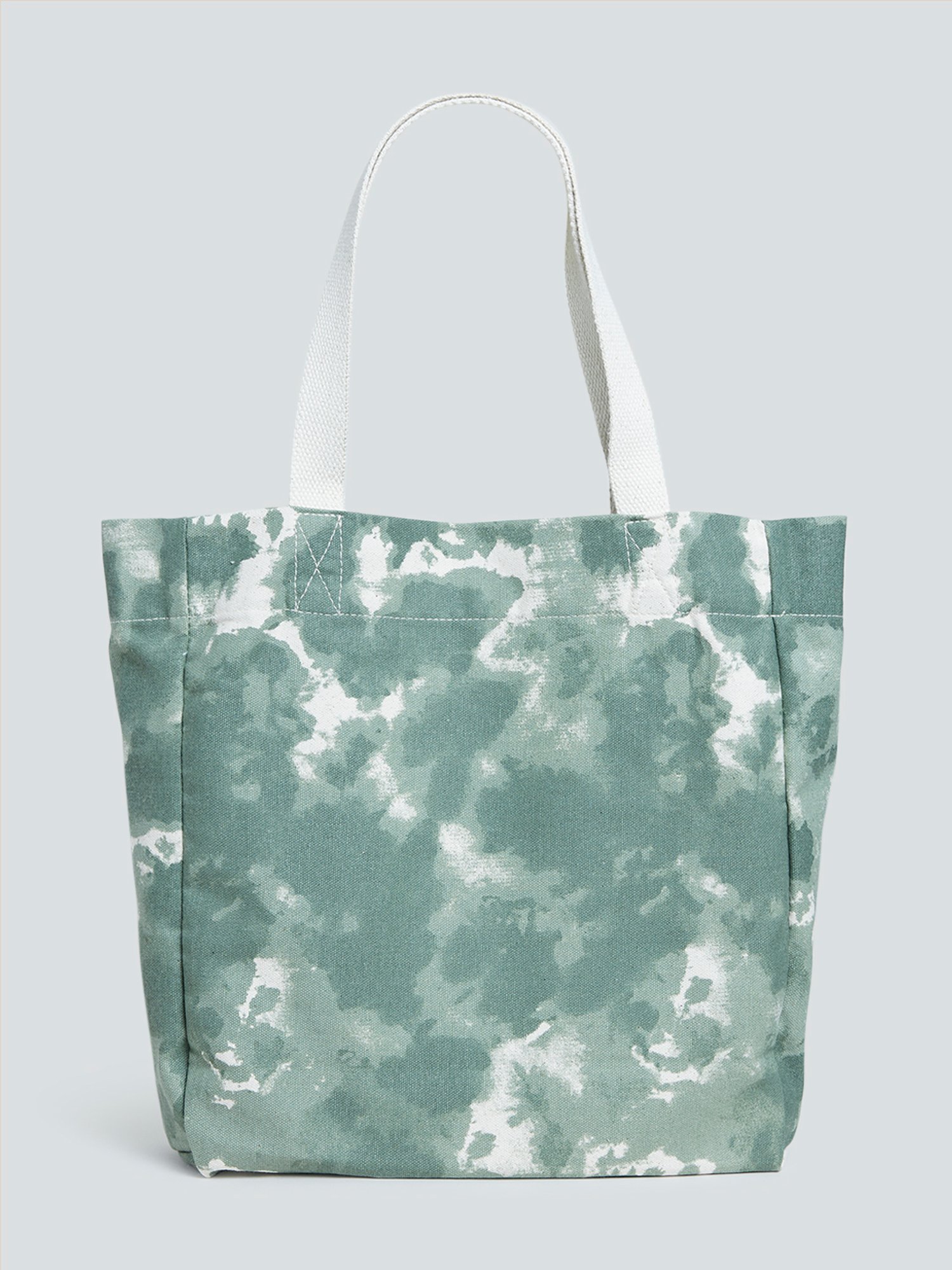 Buy Westside Olive Tie-Dye Patterned Tote Bag for Online Tata CLiQ