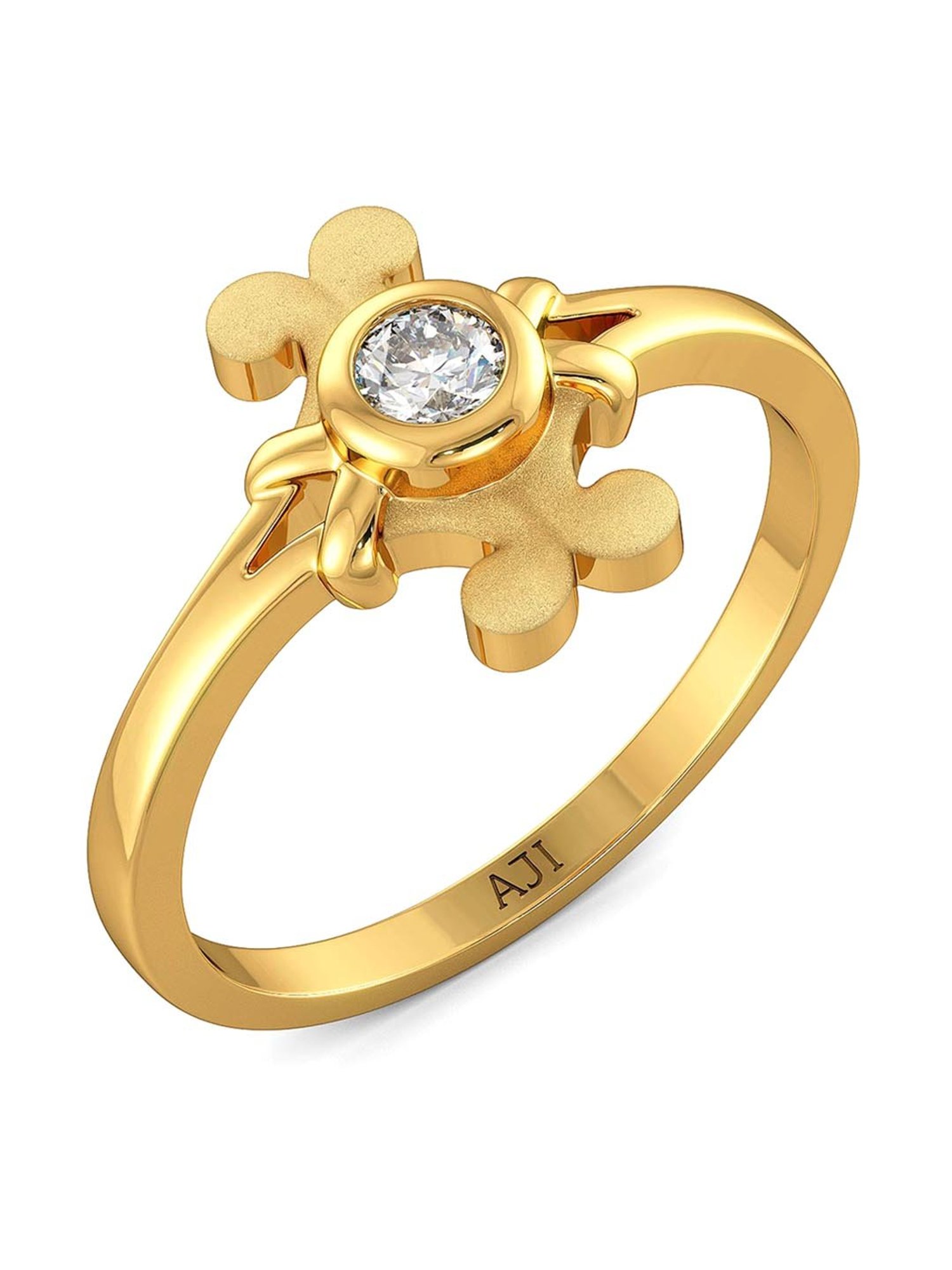 Ethnic Gold Finger Ring | JKJ Jewellers |