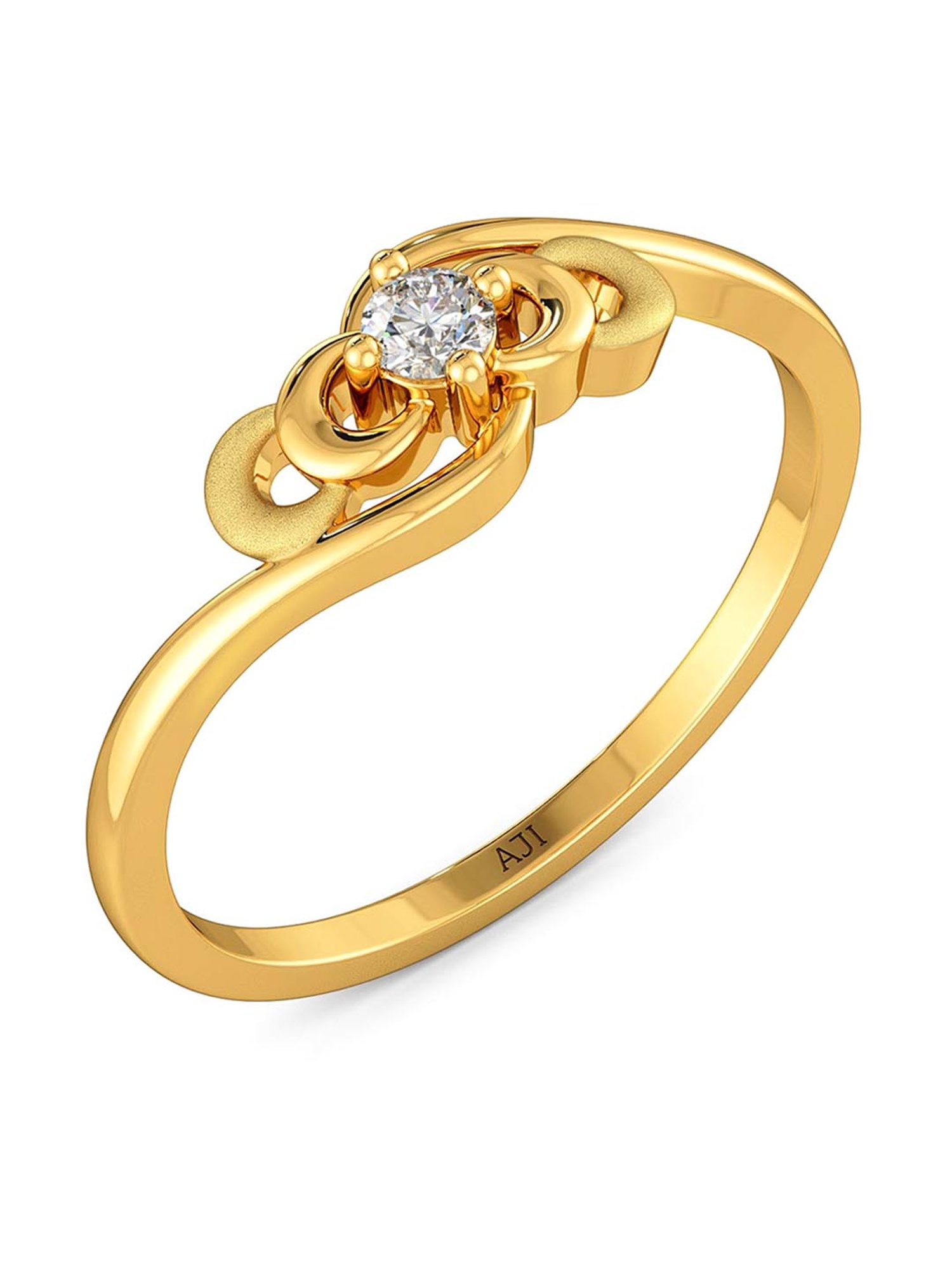 Shop online Designer Gold Plated American Diamond Ring for Girls and Women  – Lady India