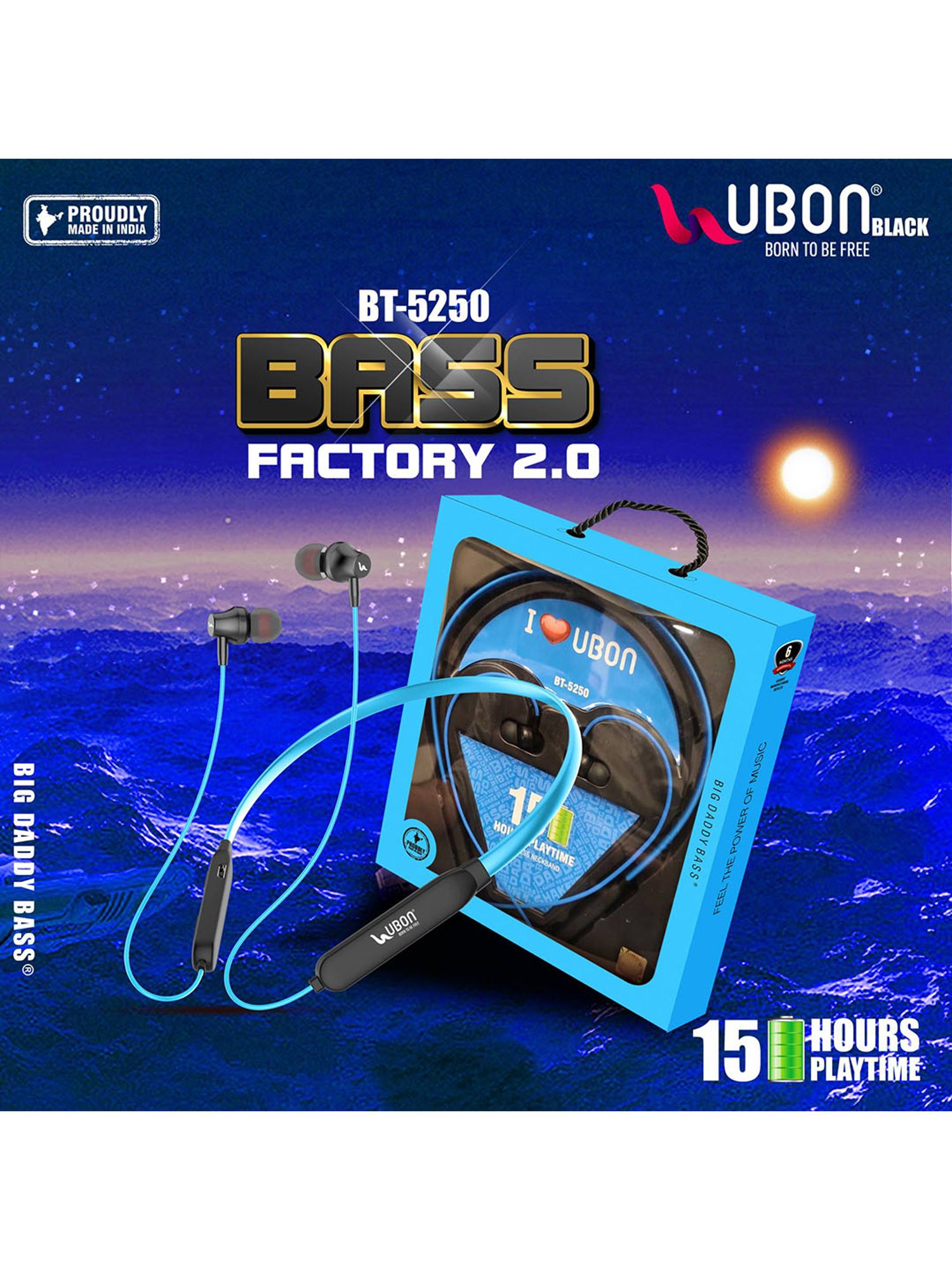 UBON Bass Factory 2.0 BT-5250 Neckband 