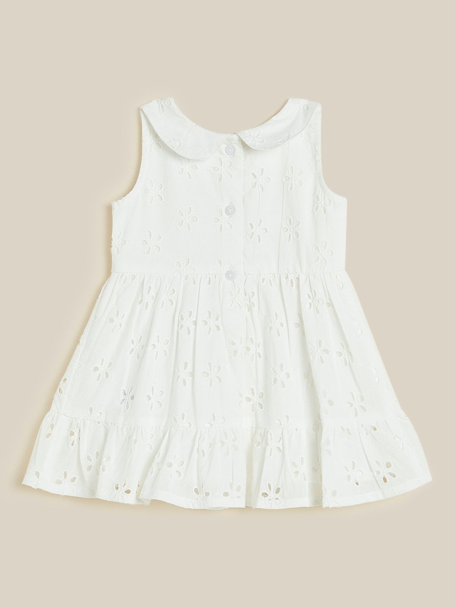 WHITE LILY FLARED DRESS