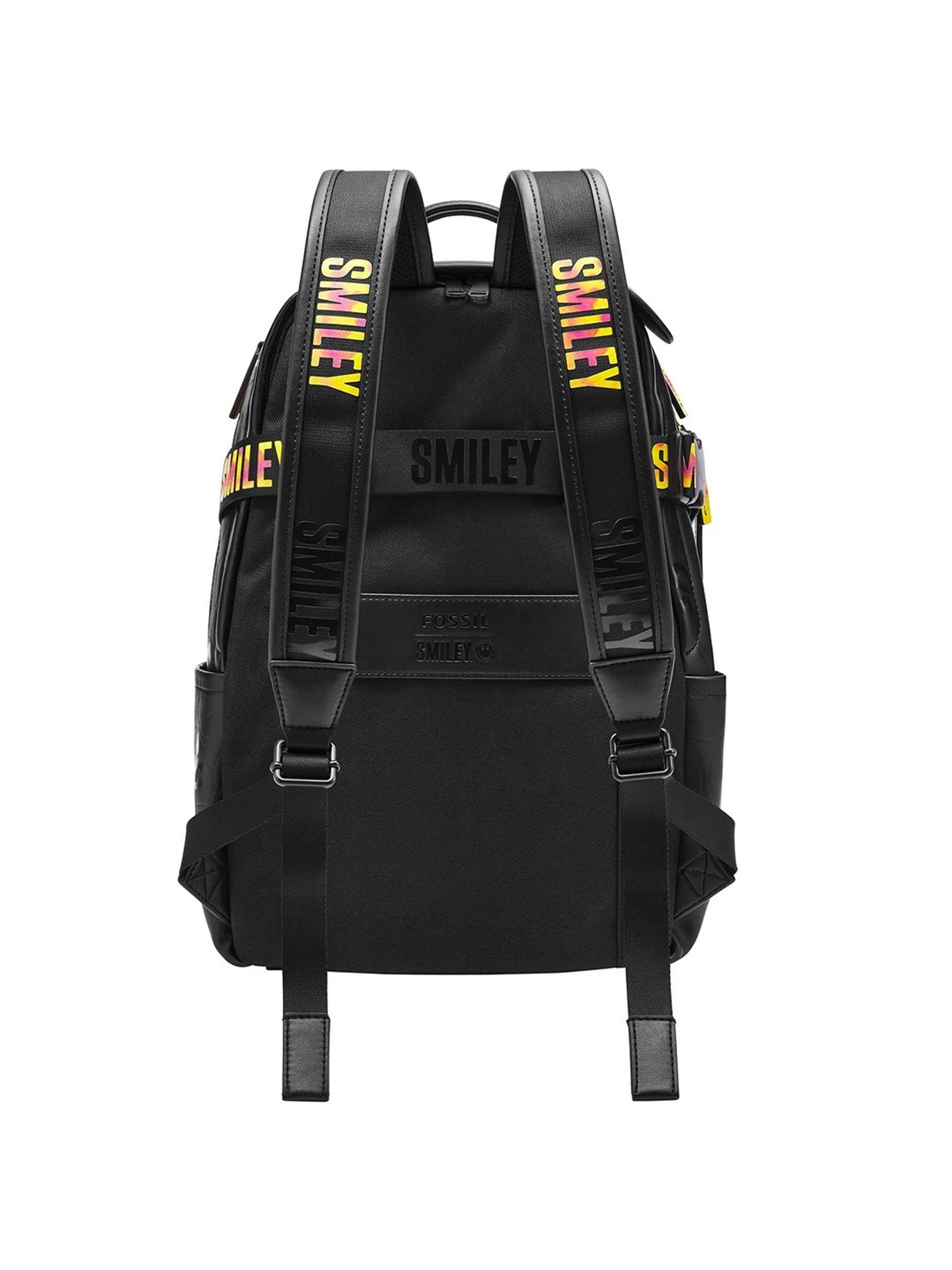 Buy Fossil Smiley  Ltrs Black Medium Backpack with Pouch Online At  Best Price @ Tata CLiQ