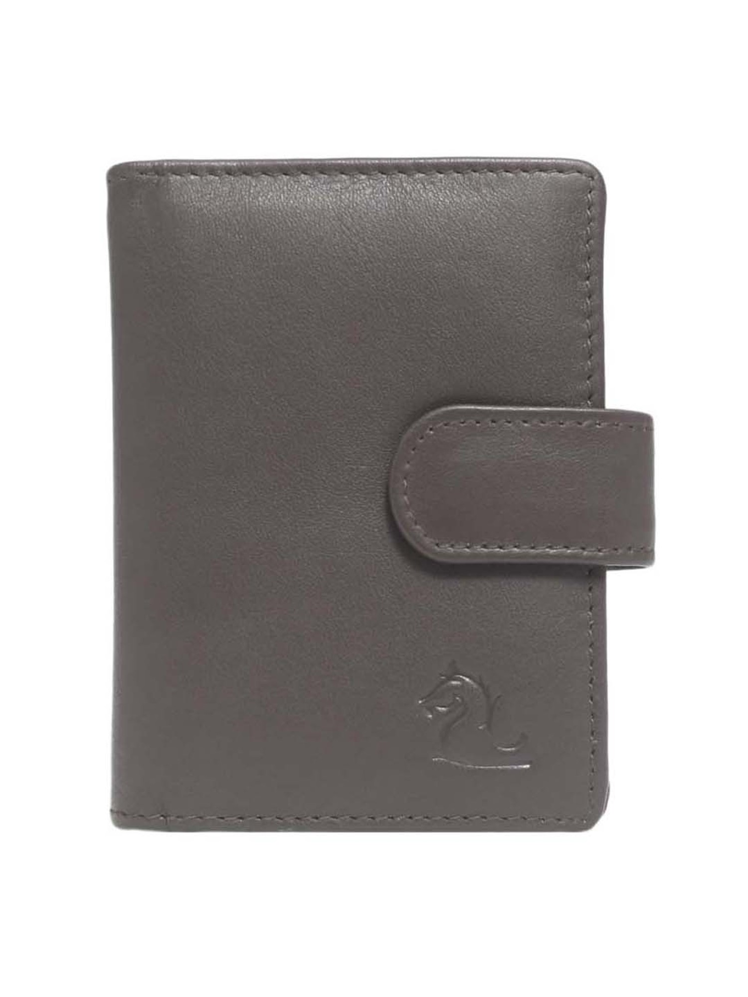 KARA Leather Card holder Tan - sleek card case with Slots for 20 Credit Cards