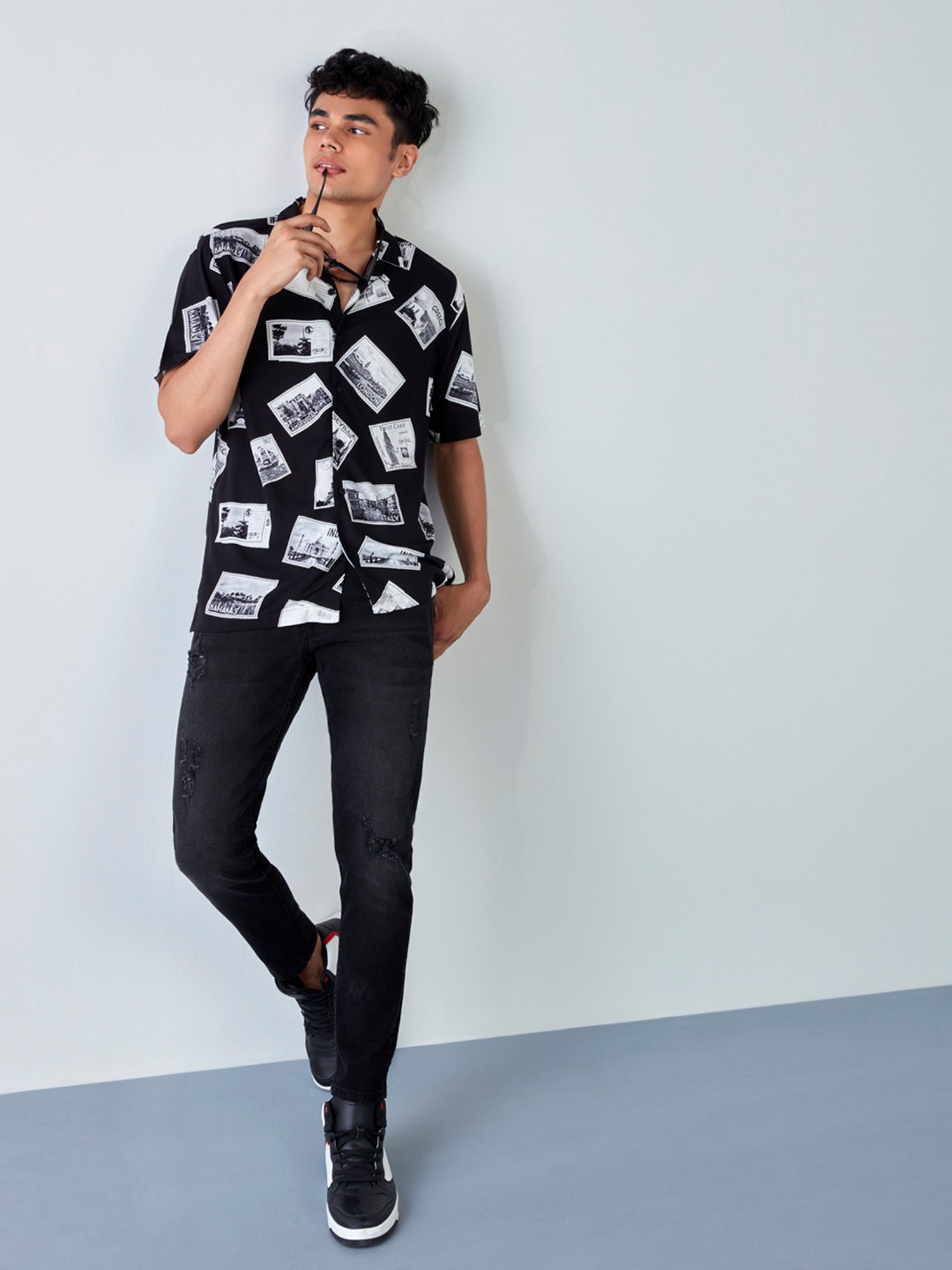 Buy Nuon by Westside Black Printed 