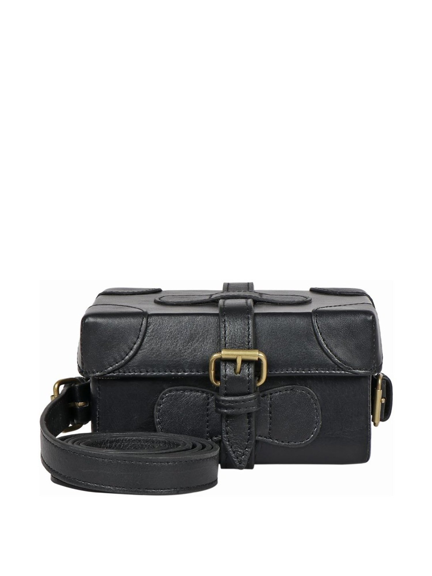 Buy Black Flirt 02 Sling Bag Online - Hidesign