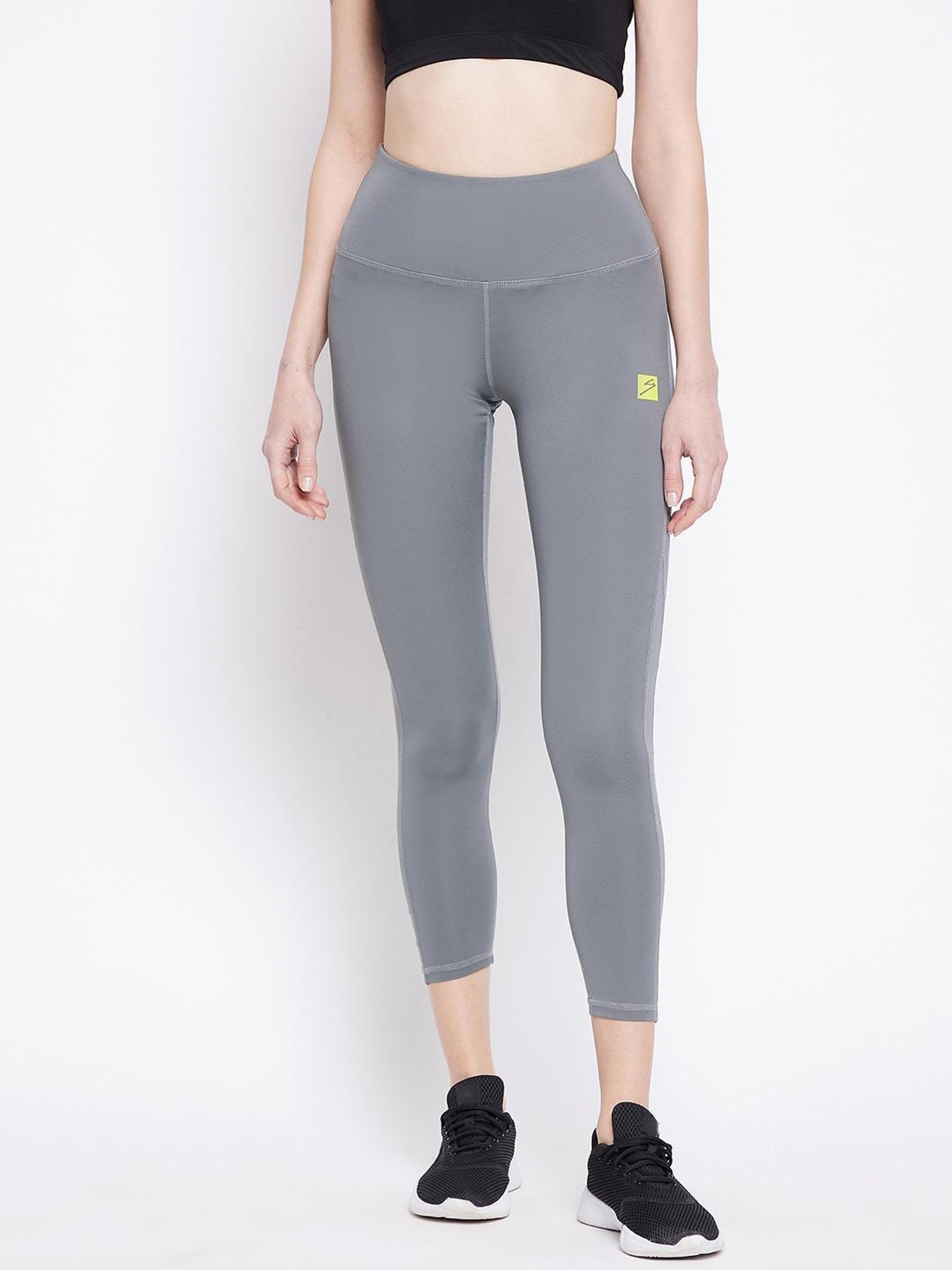 Buy UNPAR Blue Mid Rise Sports Leggings for Women Online @ Tata CLiQ