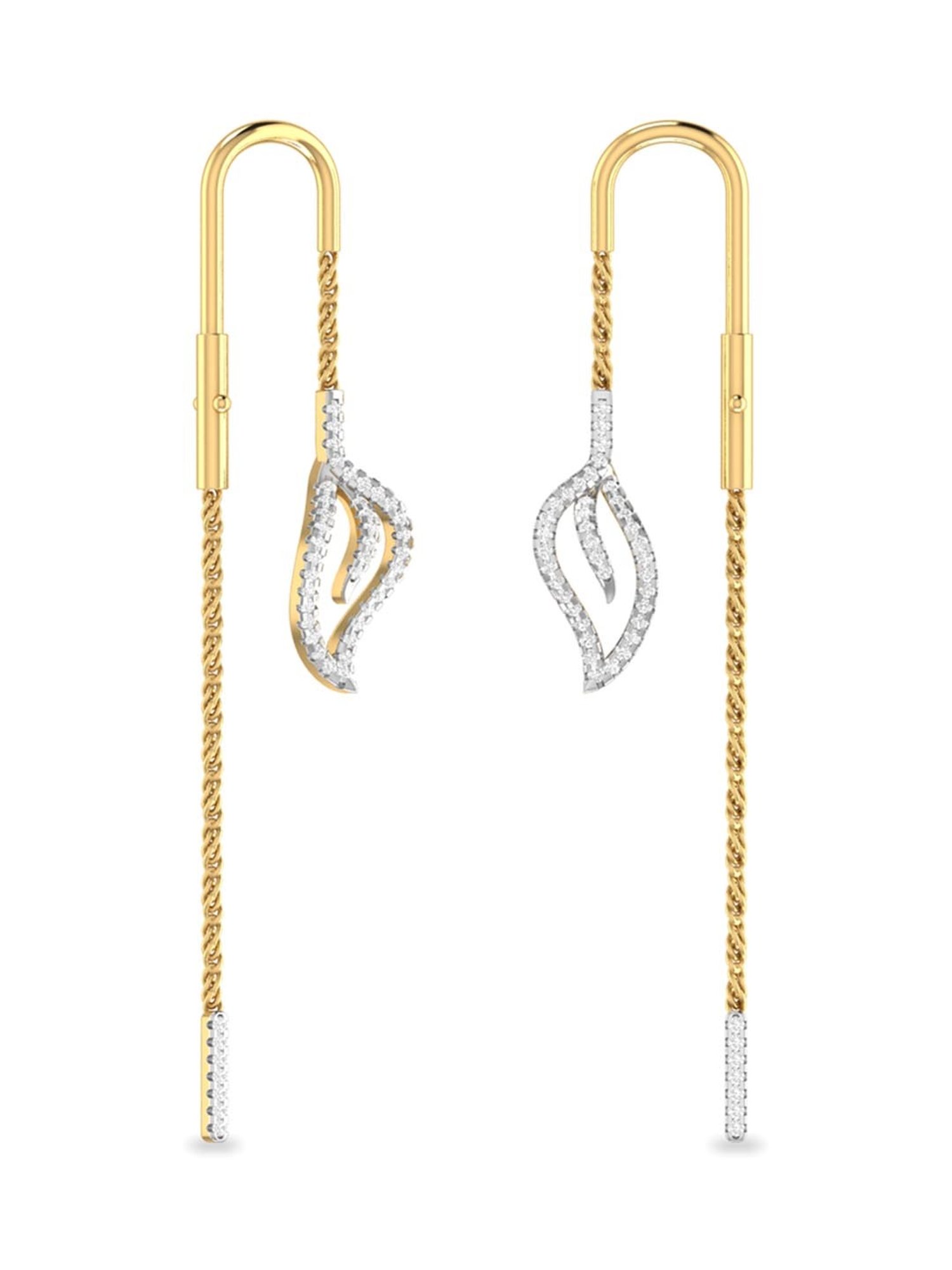 Buy PC Jeweller 18k Gold  Diamond The Dimaia Earrings for Women Online At  Best Price  Tata CLiQ
