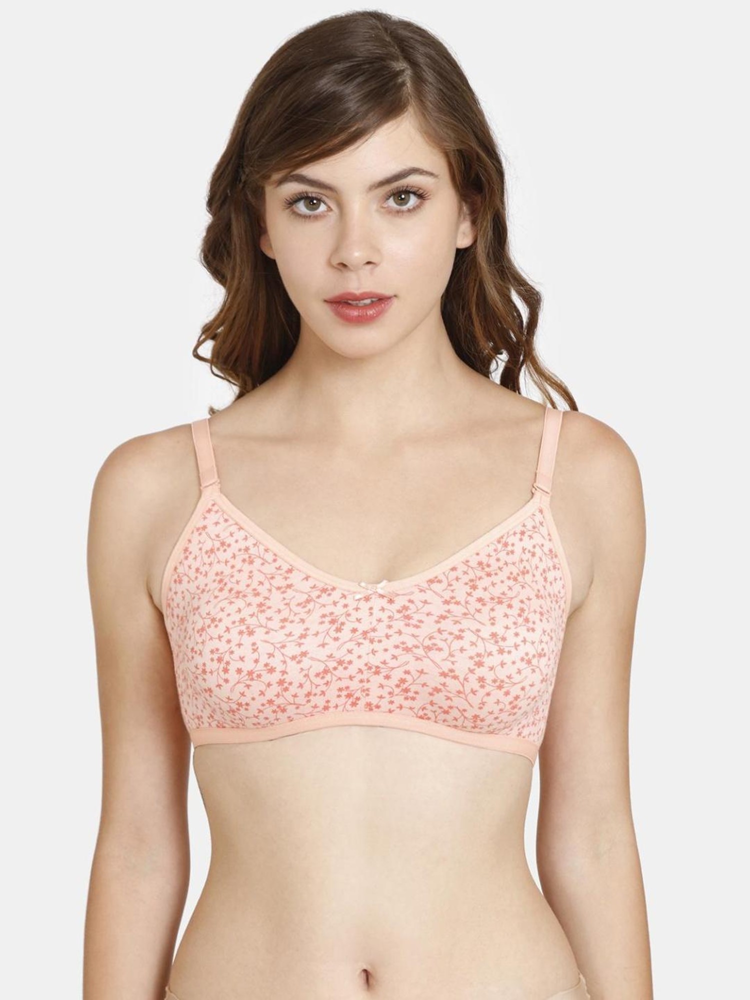 Buy Wunderlove Women's Floral Lace Underwired Padded Bra (Hot Pink