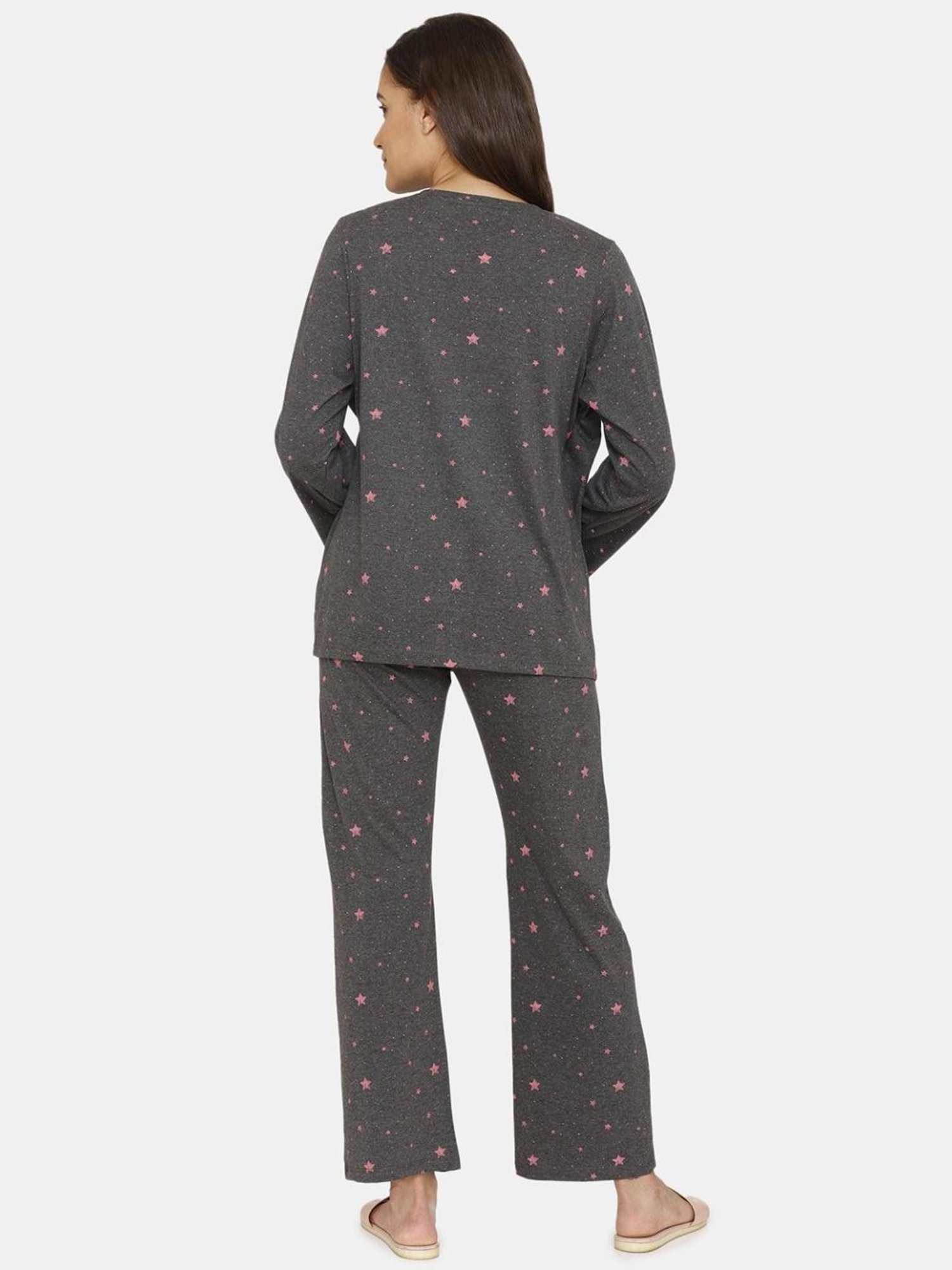 Buy Zivame Grey Printed Maternity Sleepwear for Women Online @ Tata CLiQ