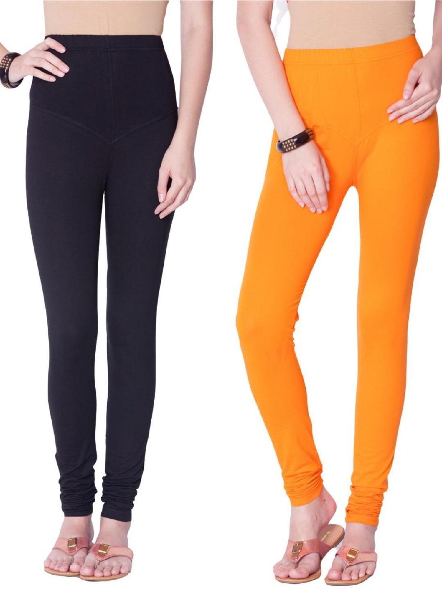 Buy Dollar Missy Multicolor Leggings (Pack of 2) for Women Online @ Tata  CLiQ