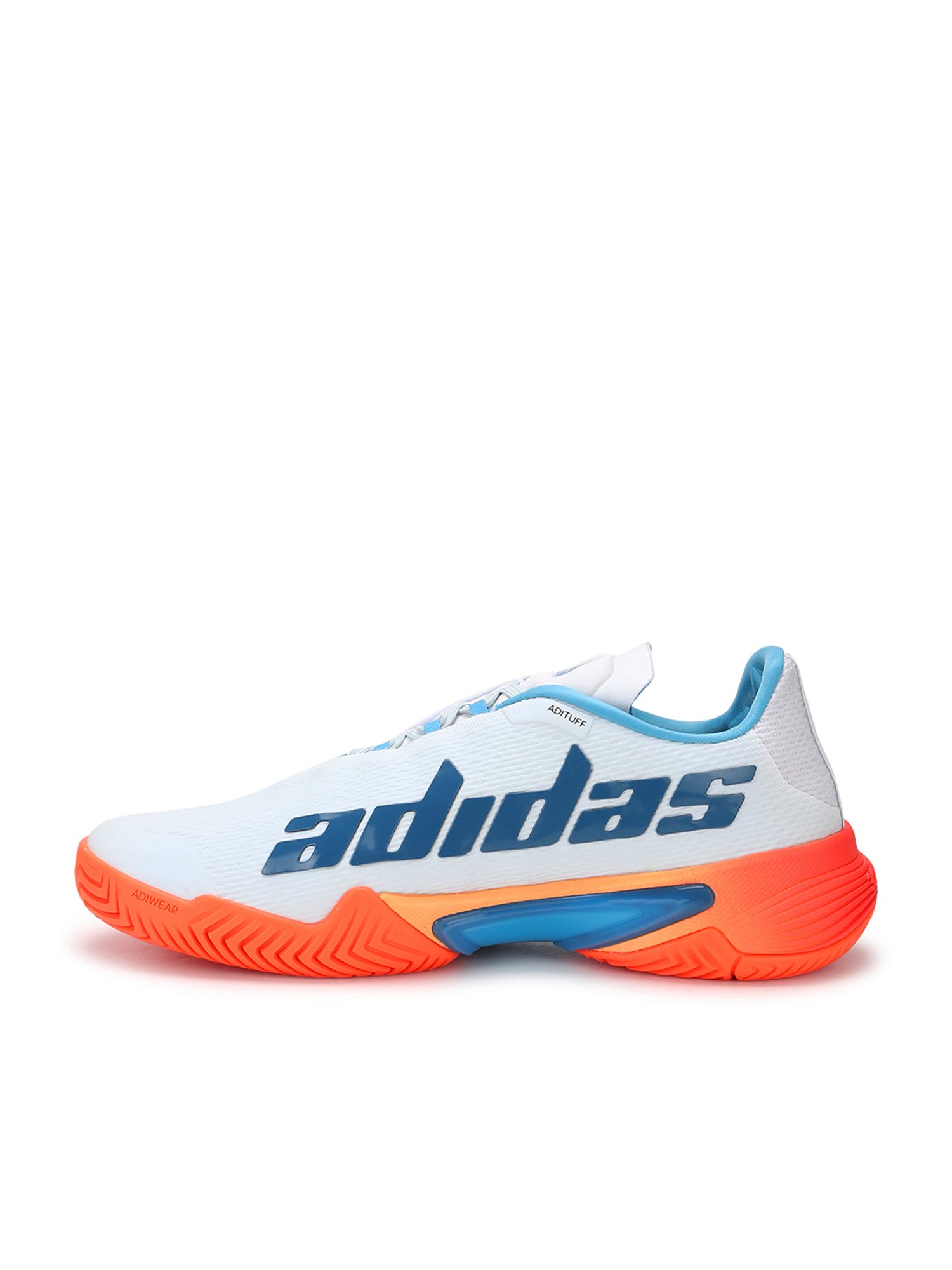 Buy adidas Men's Barricade Snow White Tennis Shoes for Men at Best