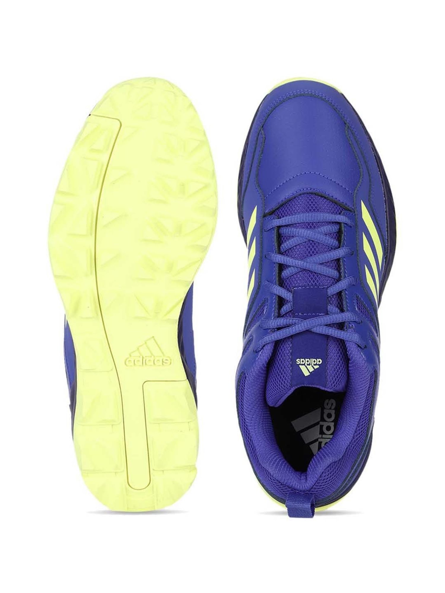 Sympathiek Waarneembaar gebed Buy adidas Men's Cri Rise V2 Blue Cricket Shoes for Men at Best Price @  Tata CLiQ