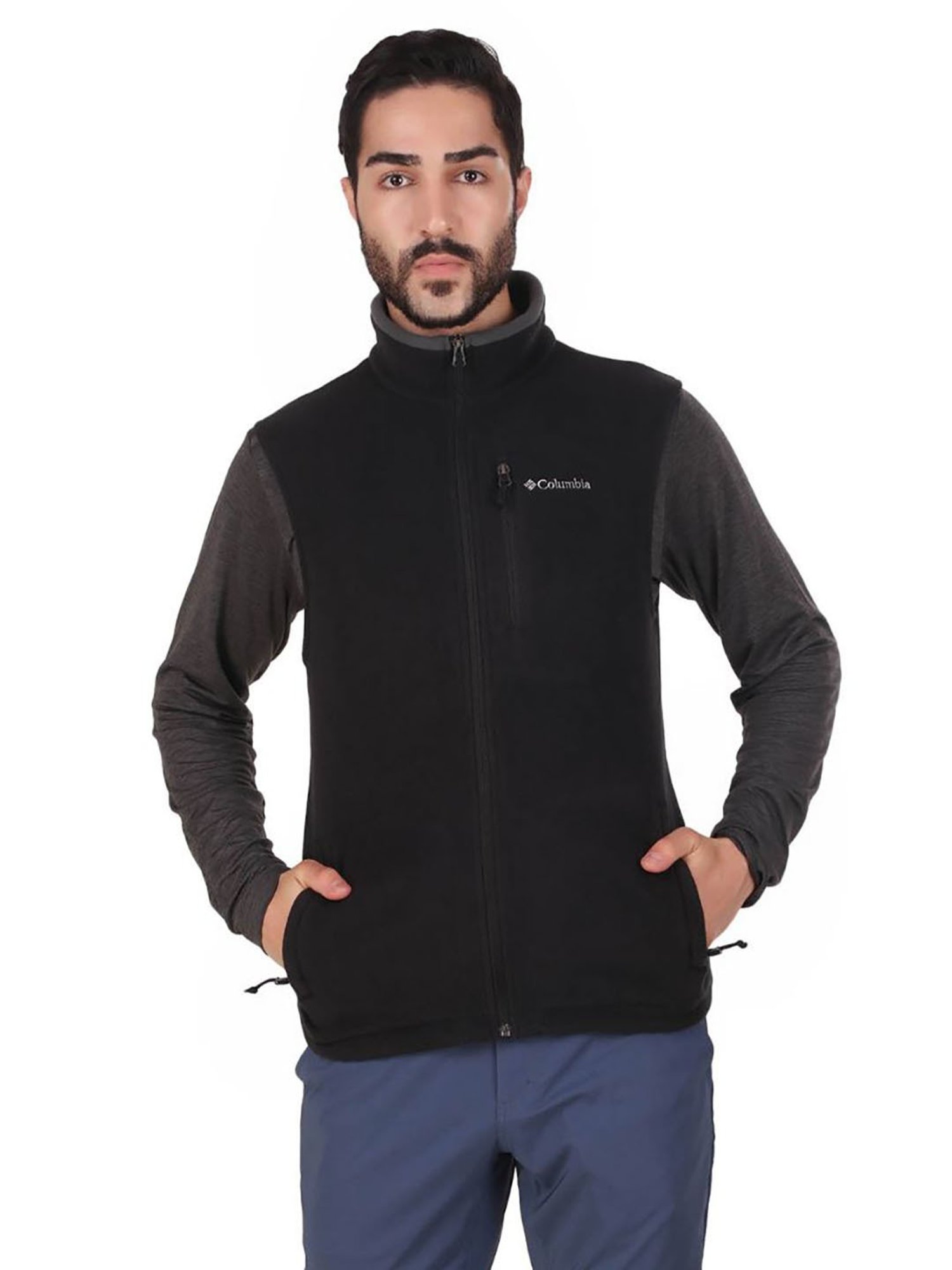 Buy Columbia Black Fast Trek Fleece Jacket for Men Online @ Tata CLiQ