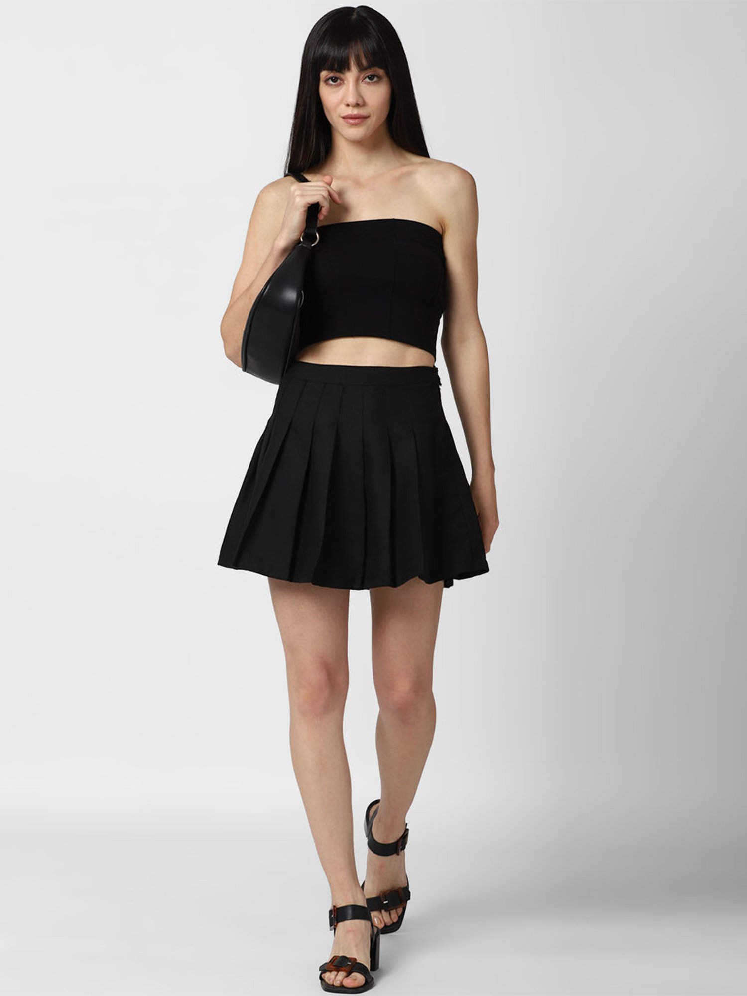 Buy Forever 21 Black Mini Skirt for Women Online @ Tata CLiQ
