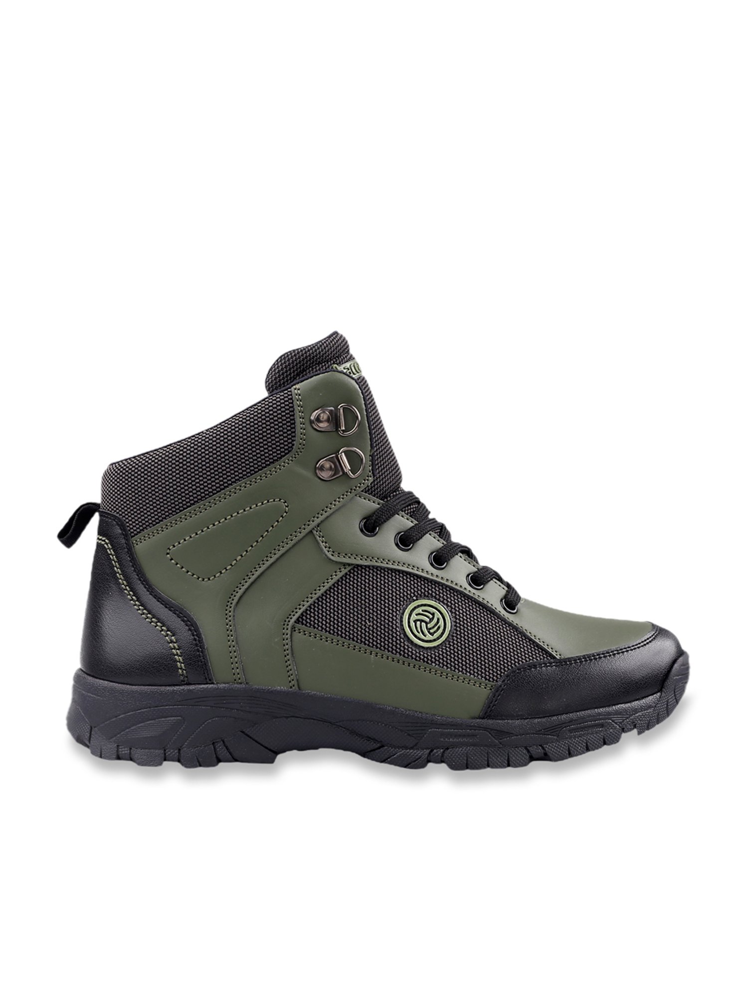 Buy Bacca Bucci Men's Hike Olive Green Casual Boots for Men at