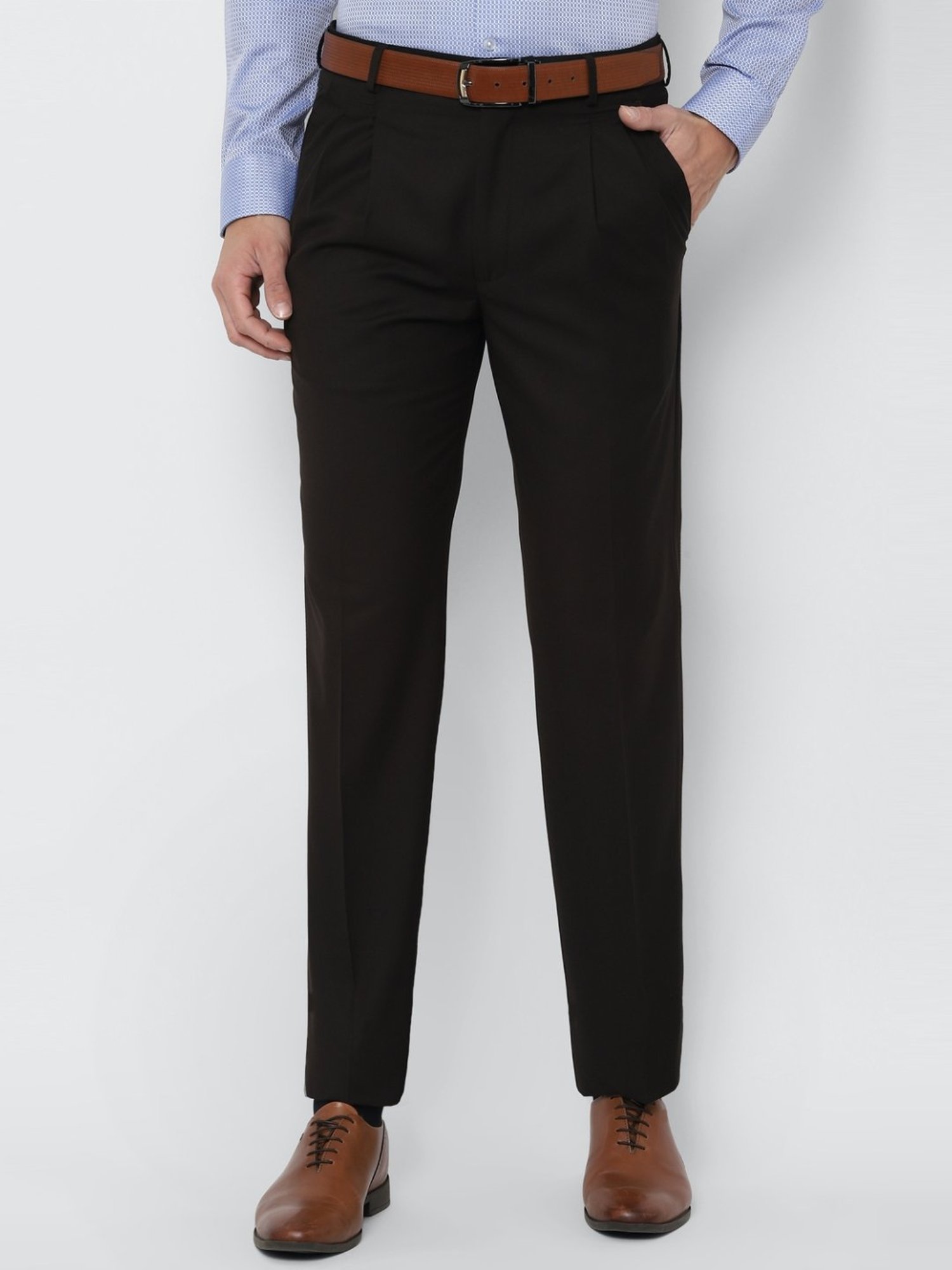 Louis Philippe Formal Trousers  Buy Louis Philippe Black Trousers Online   Nykaa Fashion