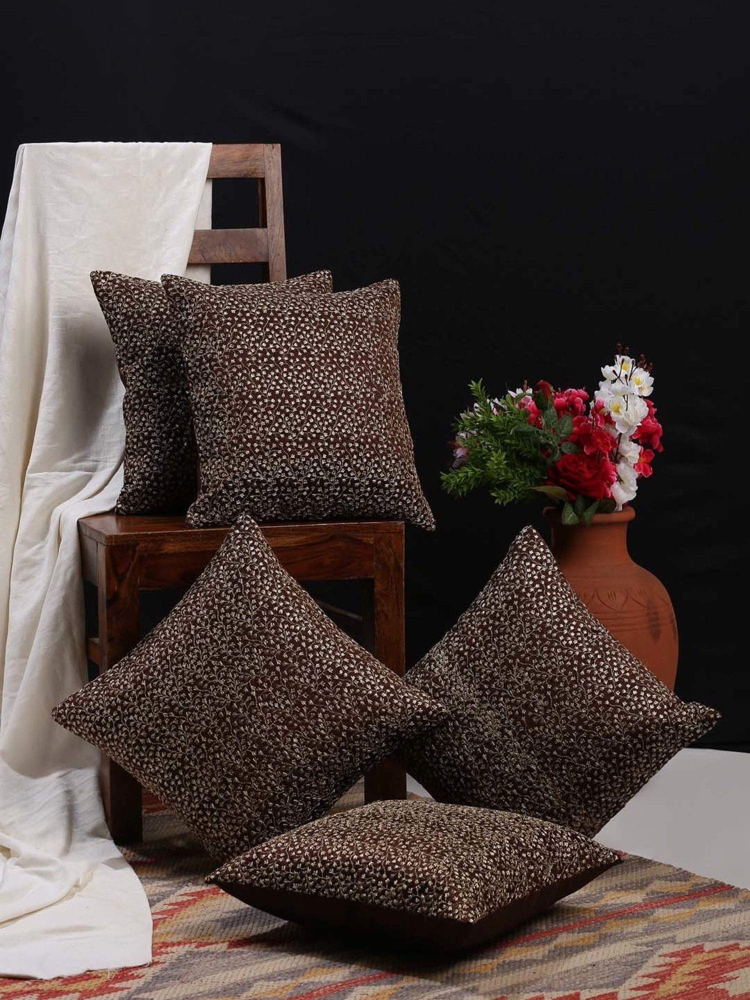 Buy HOSTA HOMES Brown Polyester 5 Seater With Arm Rest Sofa Covers at Best  Price @ Tata CLiQ