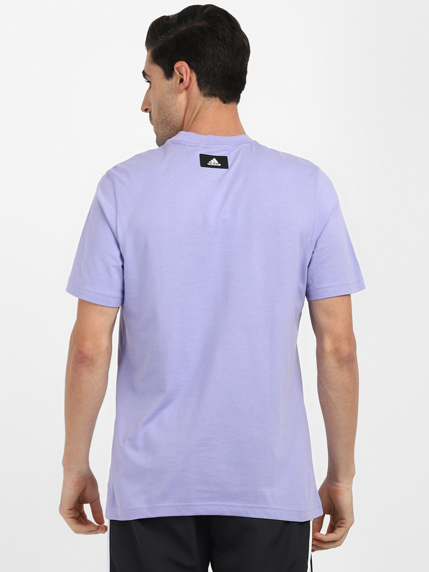 Buy Adidas Originals Purple Regular Fit Printed Sports T-Shirt for Mens  Online @ Tata CLiQ