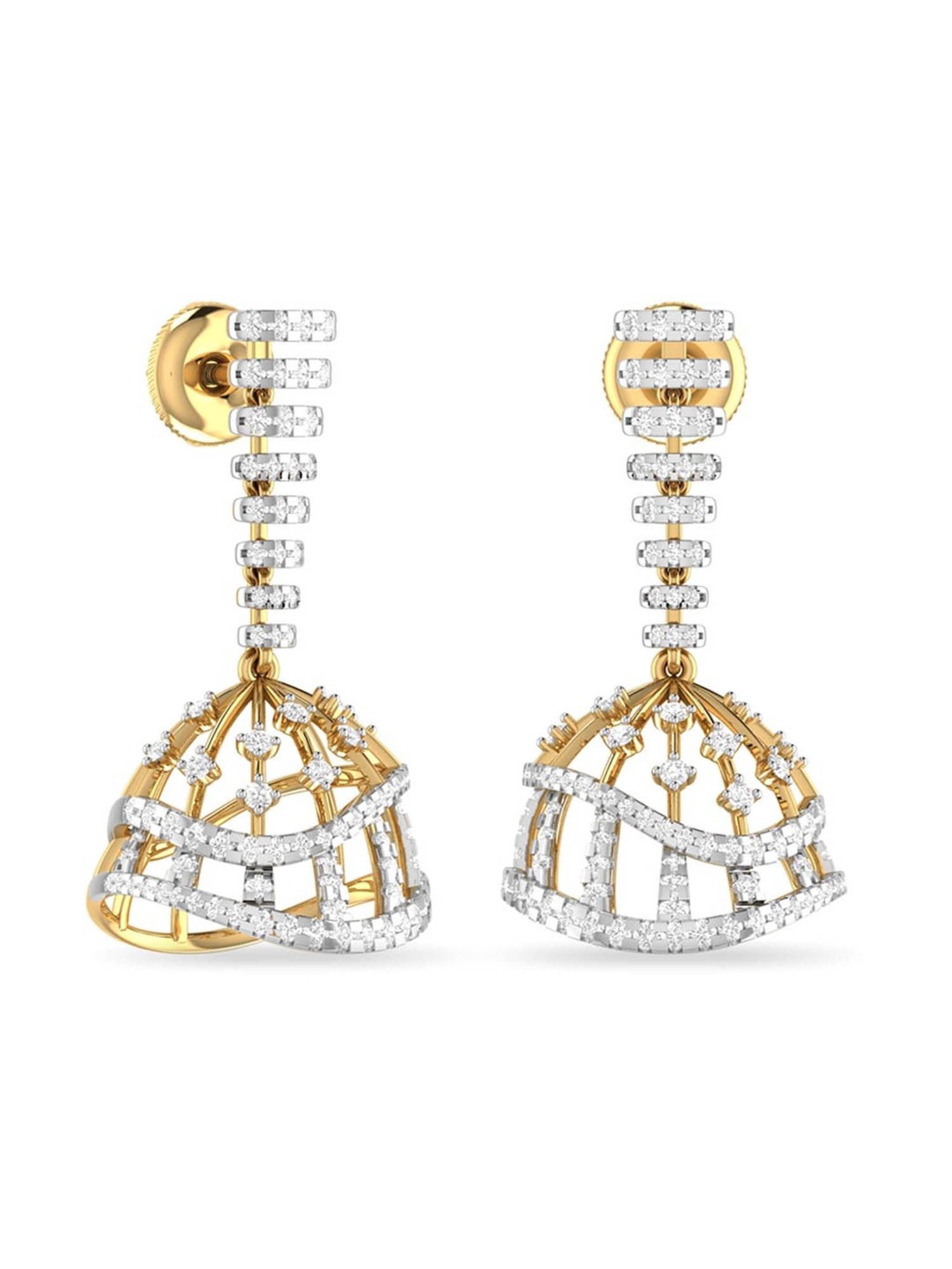 Buy PC Jeweller Donnelly 18k White Gold Earrings for Women Online At Best  Price @ Tata CLiQ