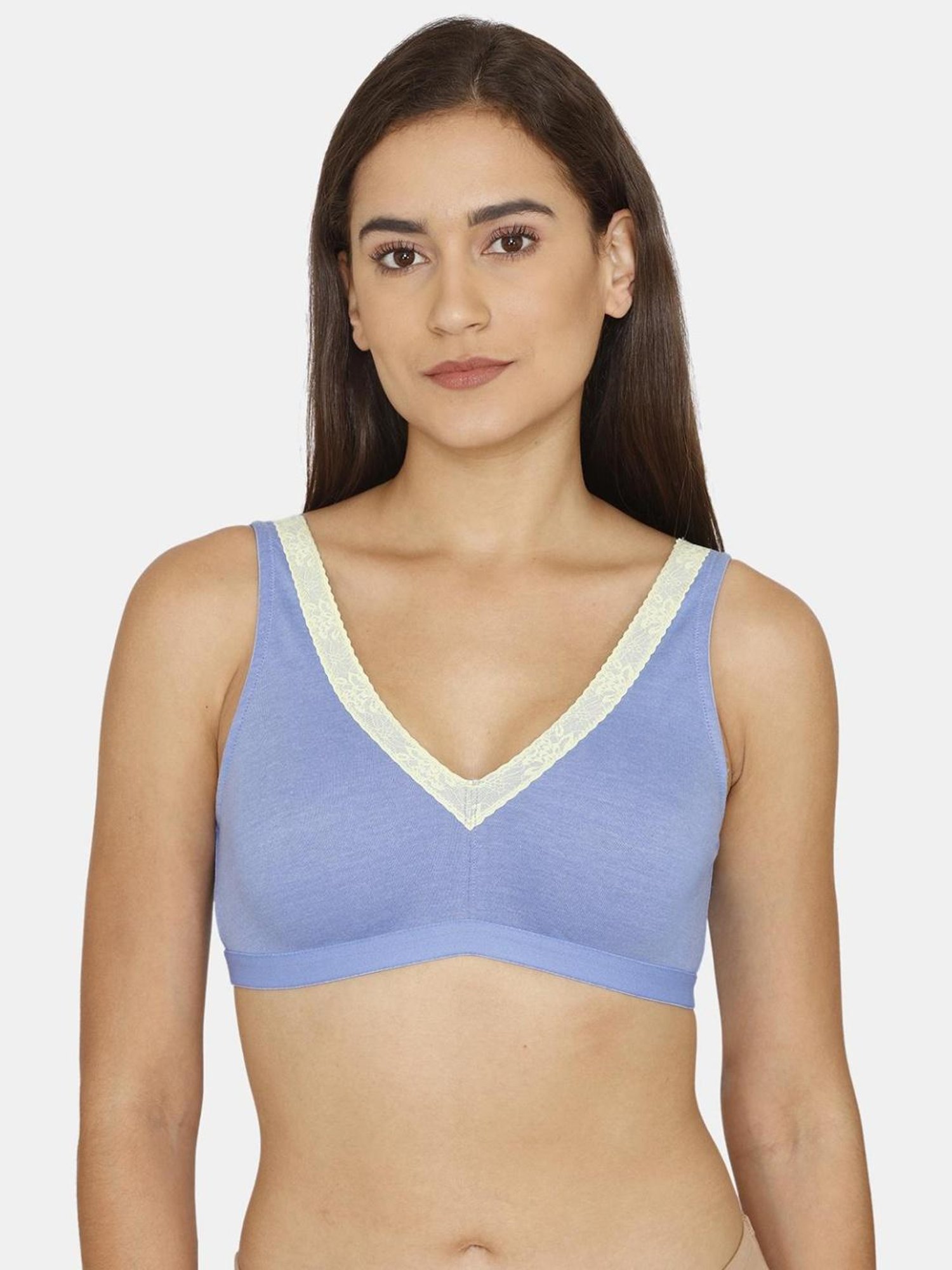 Buy Rosaline by Zivame Blue Non-padded Bra for Women Online @ Tata CLiQ