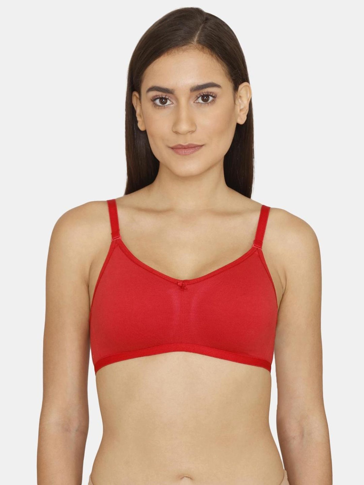 Buy Rosaline by Zivame Red Non-padded Bra for Women Online @ Tata CLiQ