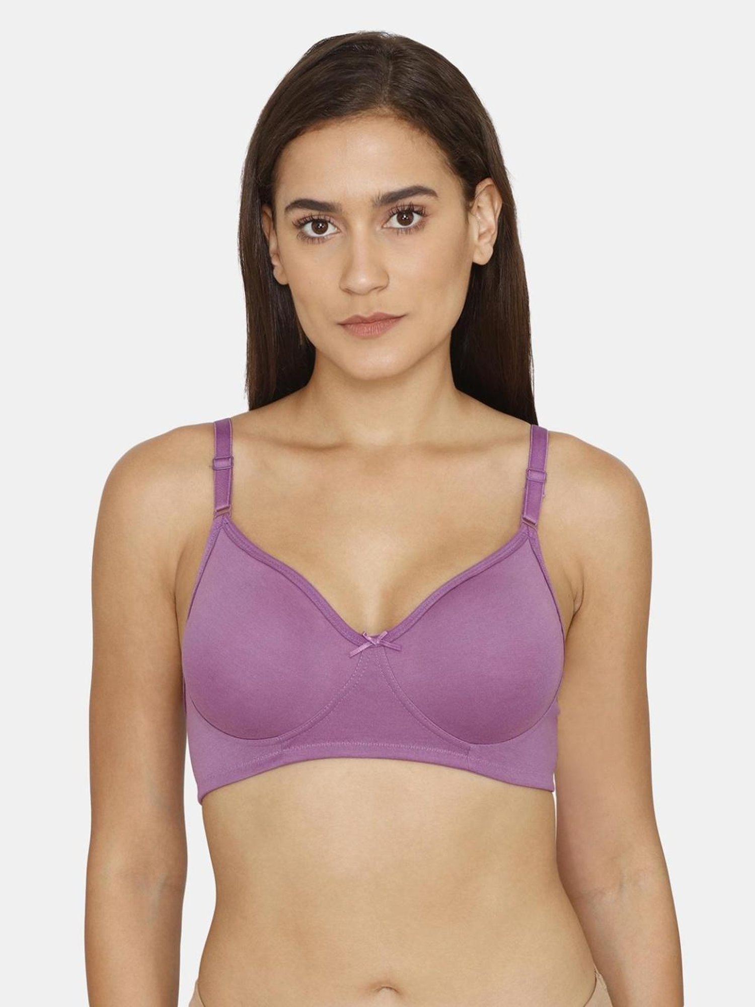 Buy Rosaline by Zivame Purple Non-padded Bra for Women Online