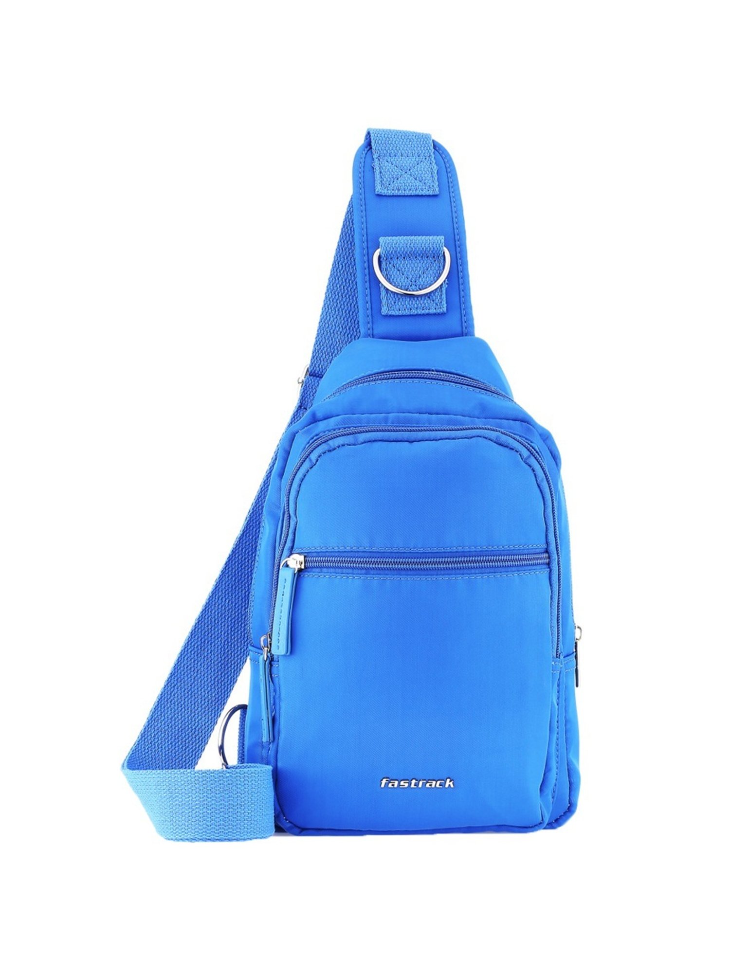 Buy Fastrack Blue Solid Waist Pouch for Women For Women At Best