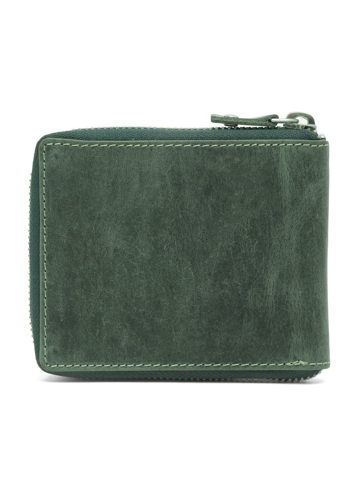 Green Intrecciato-leather wallet | Bottega Veneta | MATCHES UK