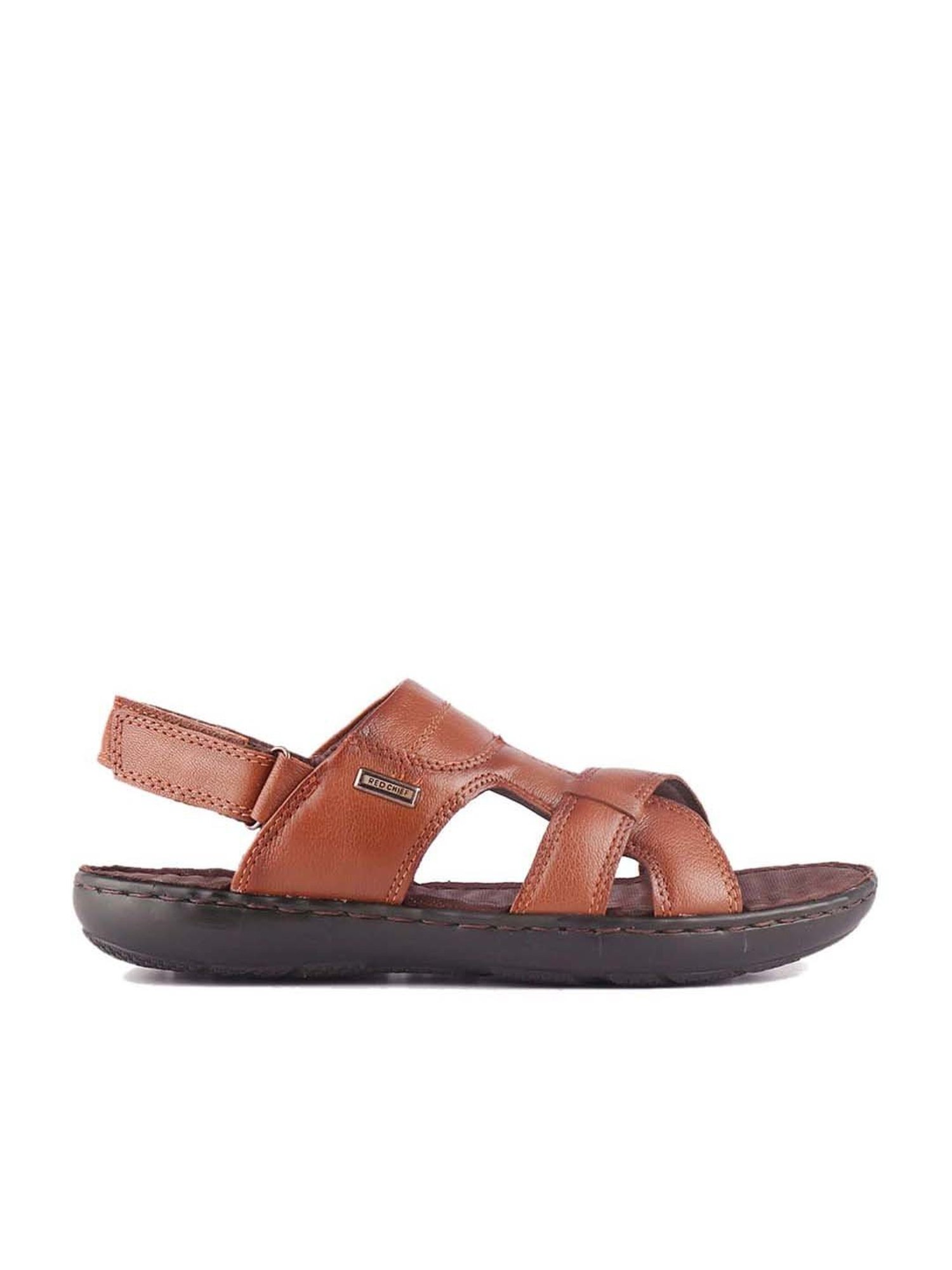 Red Chief Brand Men's RC535 Leather Casual Sandal (Black) :: RAJASHOES