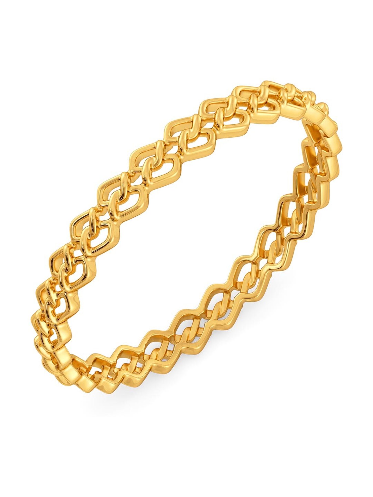 Melorra 18k Gold & Diamond Monogram Maven Bracelet for Women