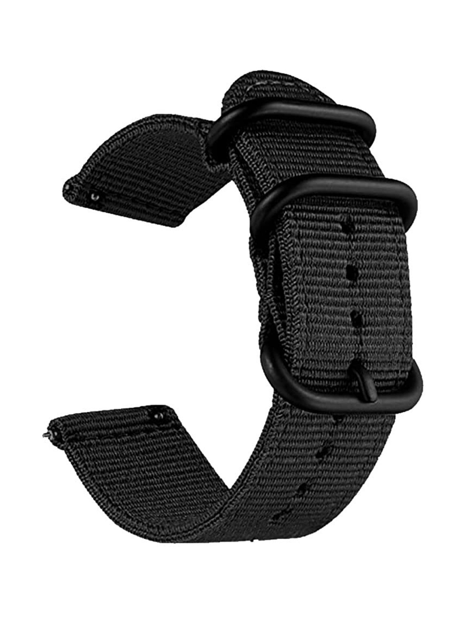 Black nylon 2025 watch band