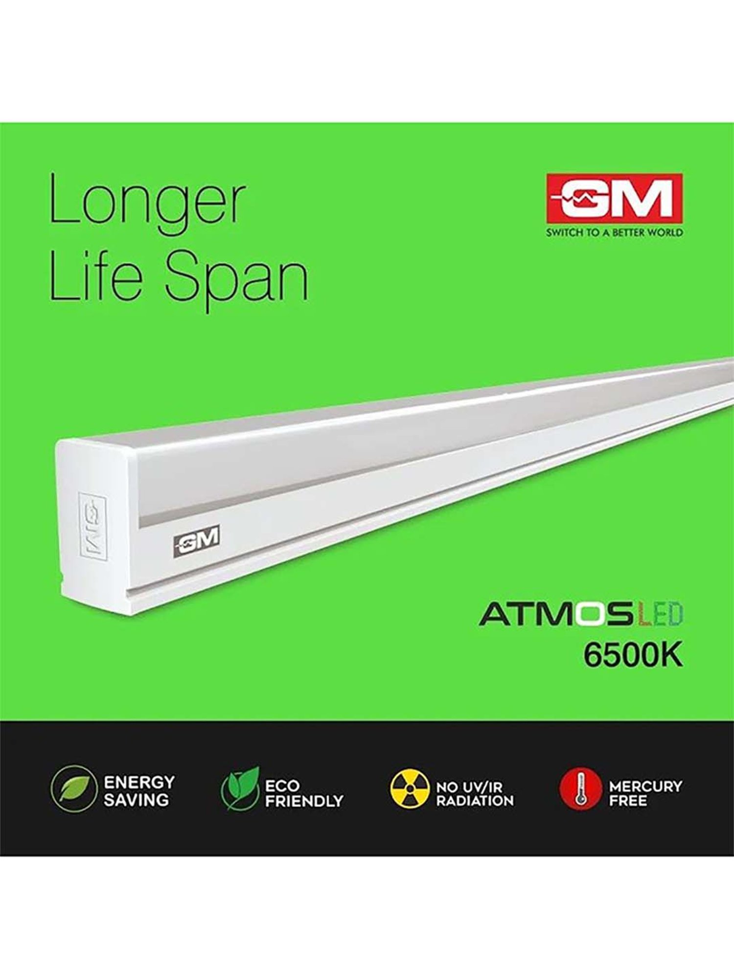 gm atmos led tube light