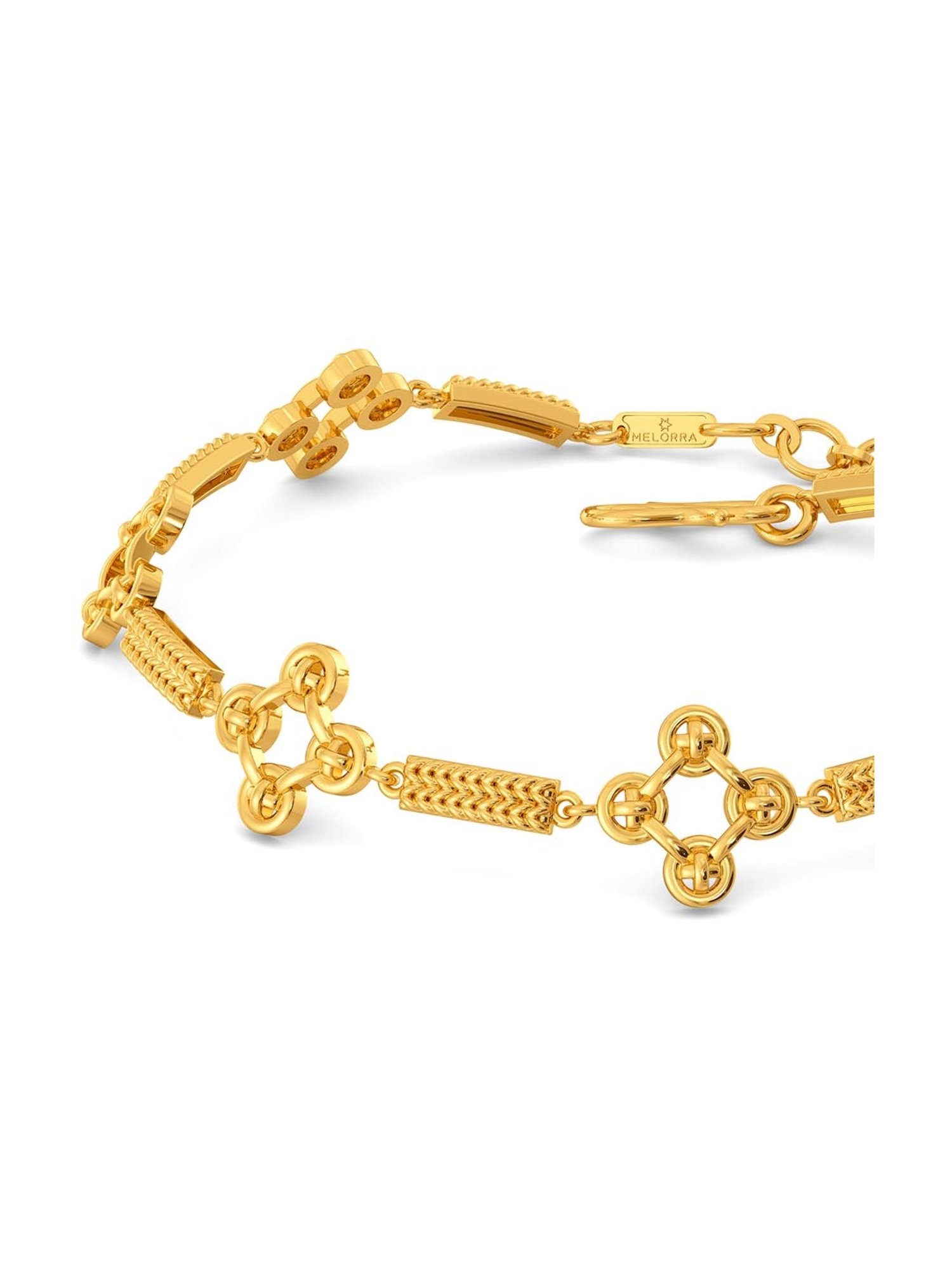 Solitaire Bracelet Melora | 14k Gold Everyday Bracelet | Sovats - SOVATS