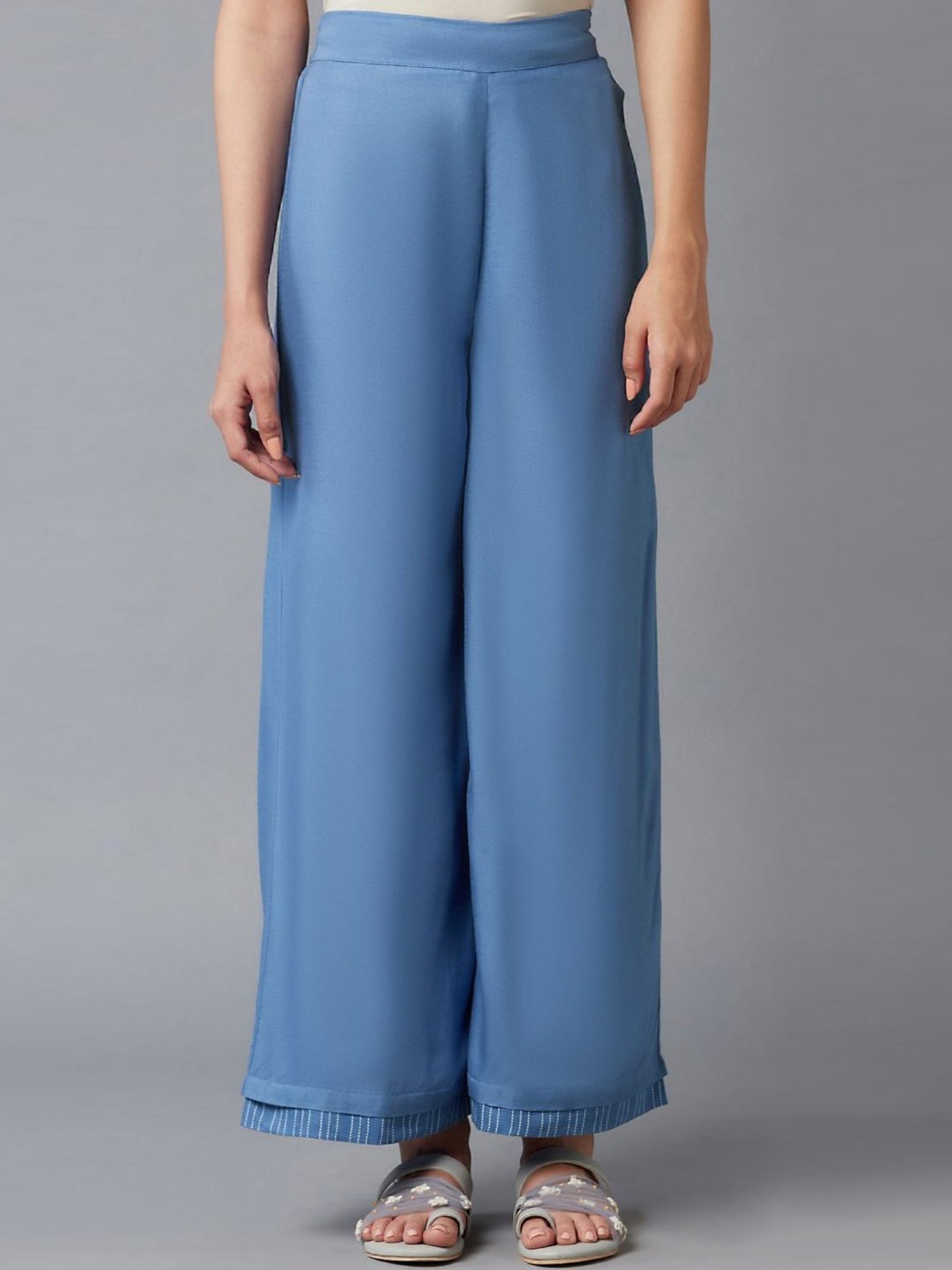 Buy Beige Trousers  Pants for Women by W Online  Ajiocom