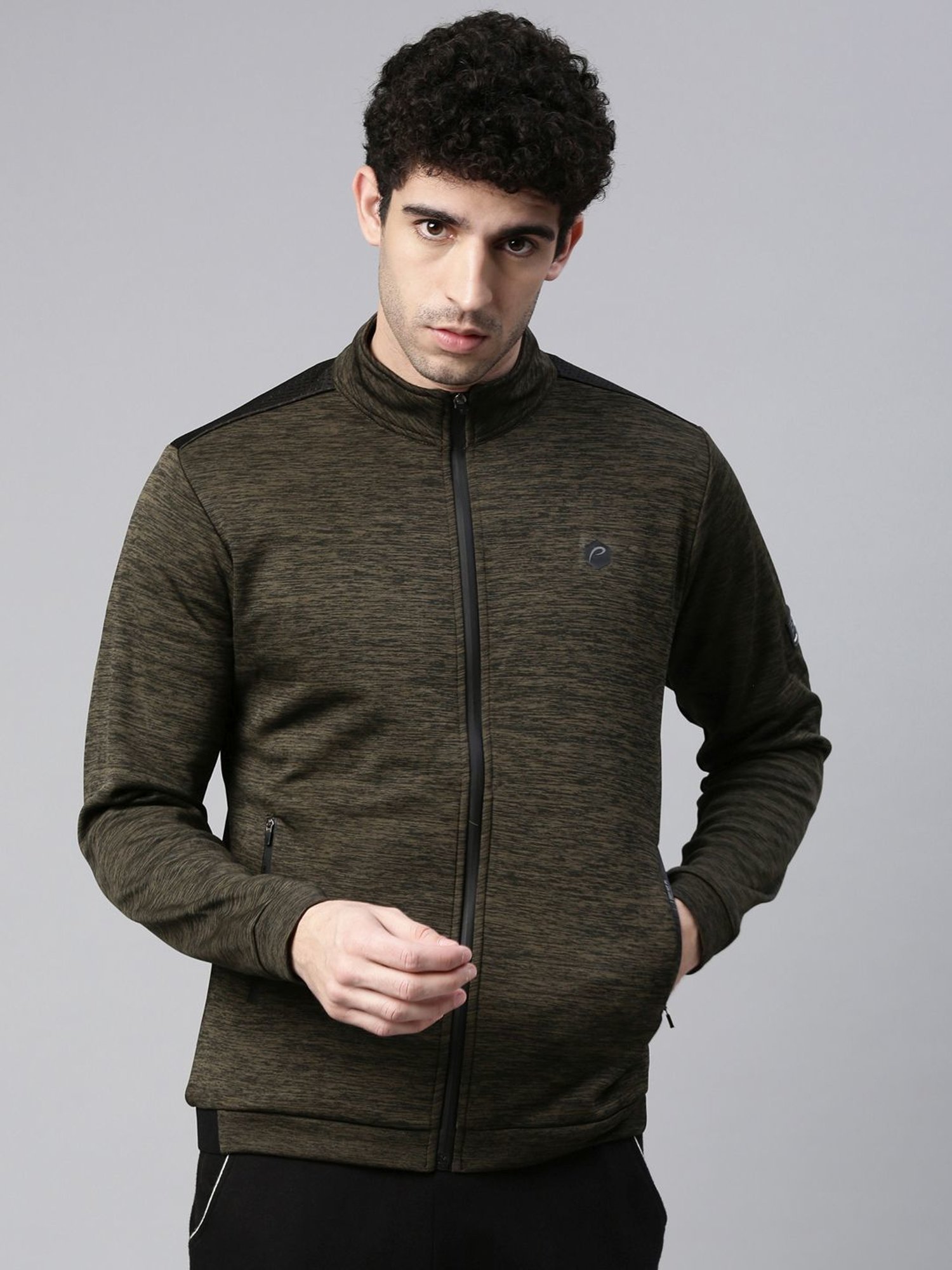 Buy Proline Active Men Grey Solid Sporty Jacket - Jackets for Men 2311712 |  Myntra