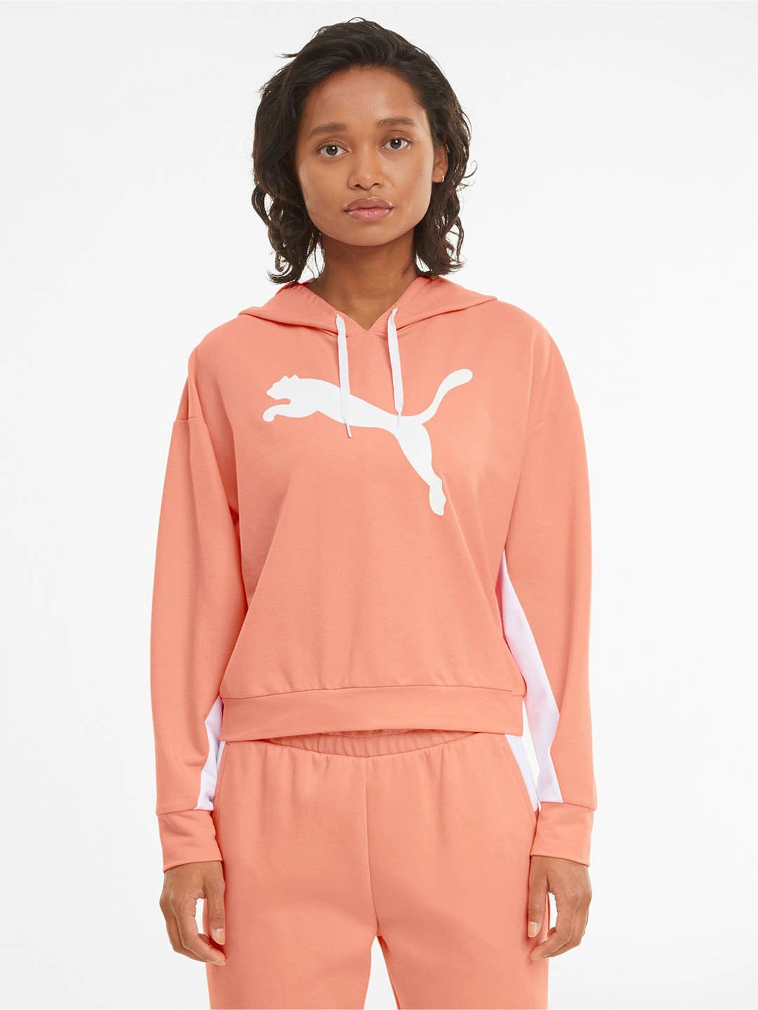 Puma peach hoodie Clearance