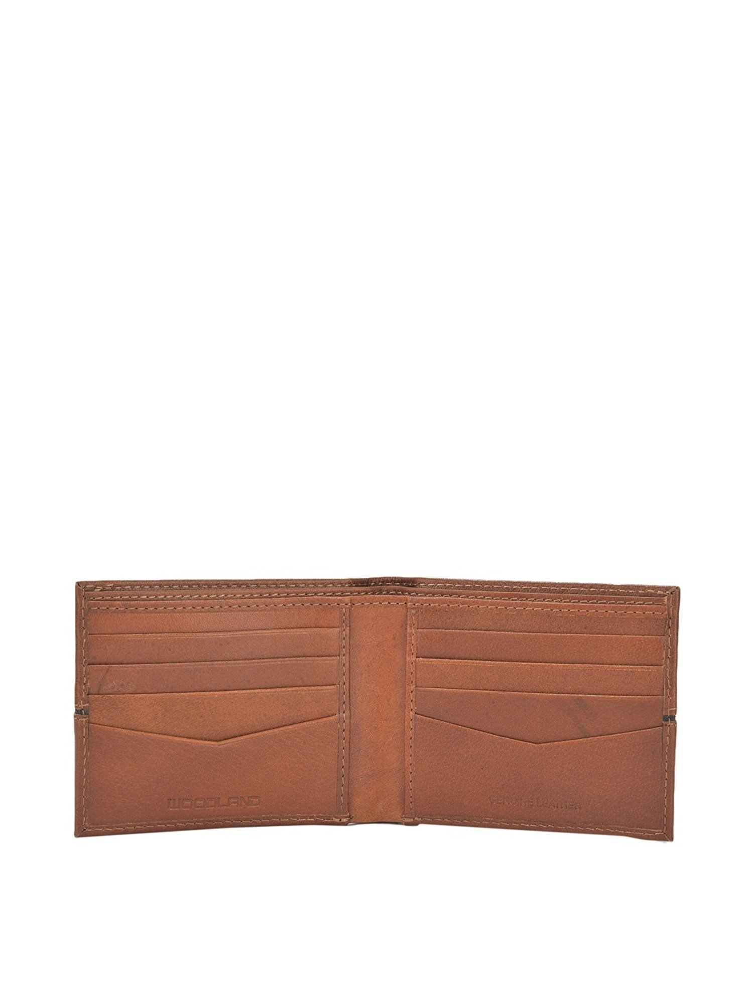 WOODLAND Men Brown Genuine Leather Wallet BROWN - Price in India |  Flipkart.com
