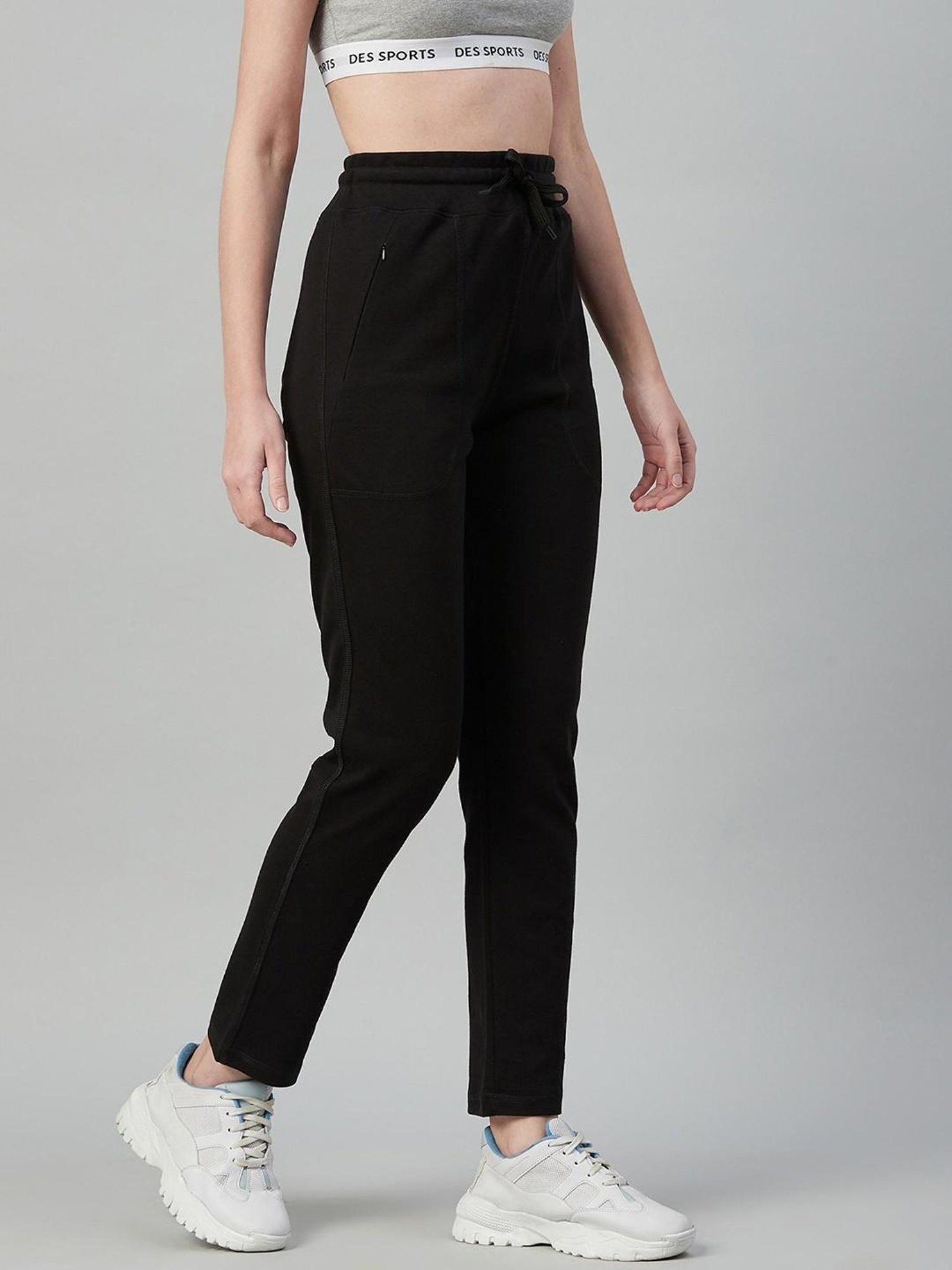 Buy C9 Airwear Black Regular Fit Sports Track Pants for Women Online @ Tata  CLiQ