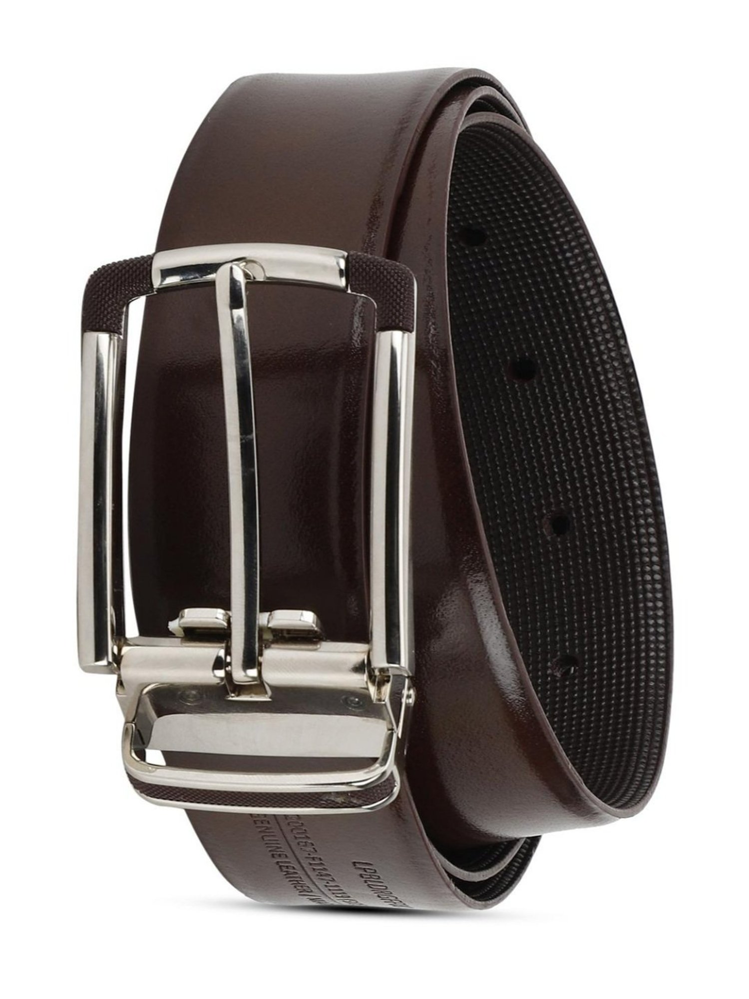 Buy Louis Philippe Black Textured Reversible Belt for Men at Best Price @  Tata CLiQ