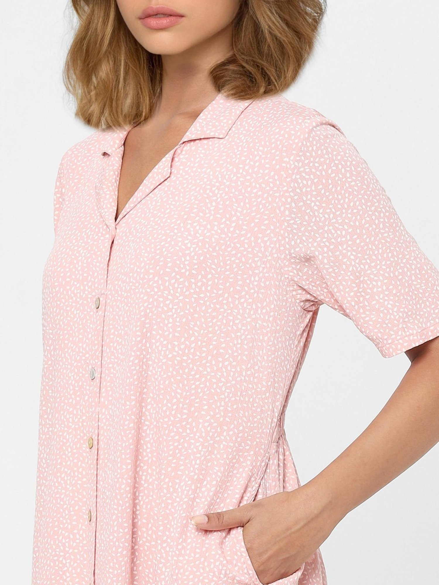 LFH Trendy Designer Stylish Ladies Shirt Pink Color DN 107