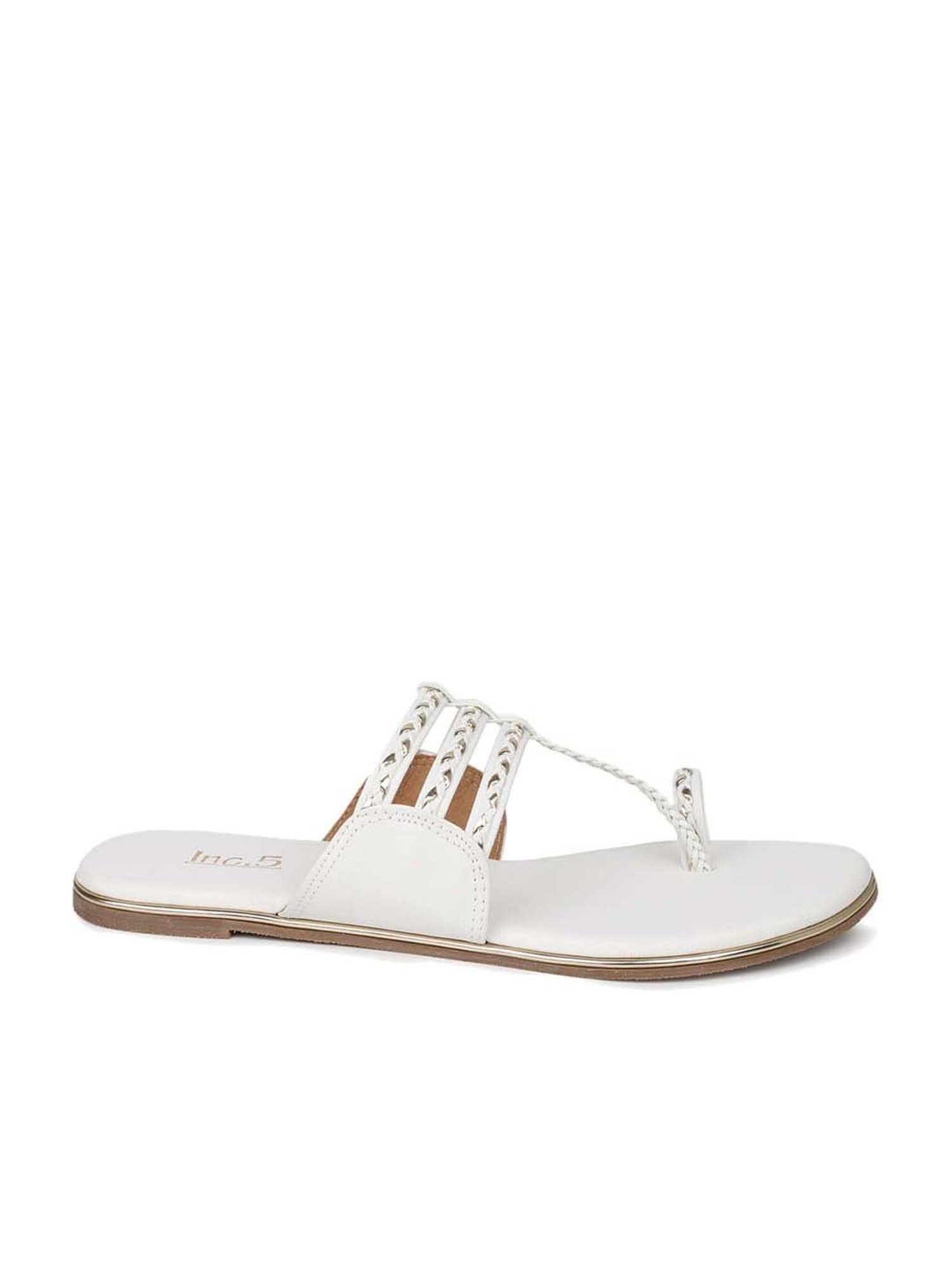 SOLAINA WHITE Flat Sandals | Buy Women's SANDALS Online | Novo Shoes NZ