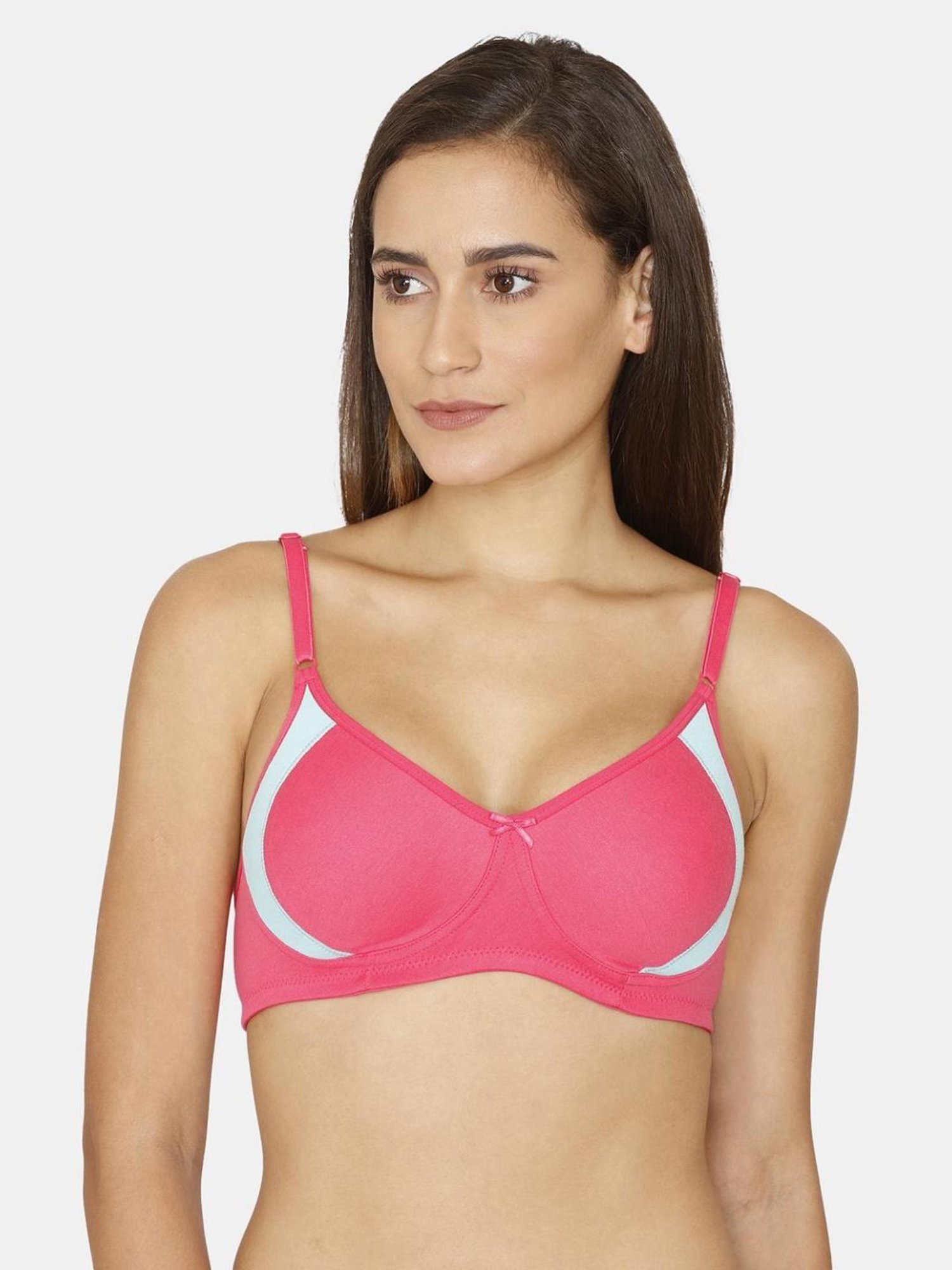 Buy Coucou by Zivame Pink Non-padded Bra for Women Online