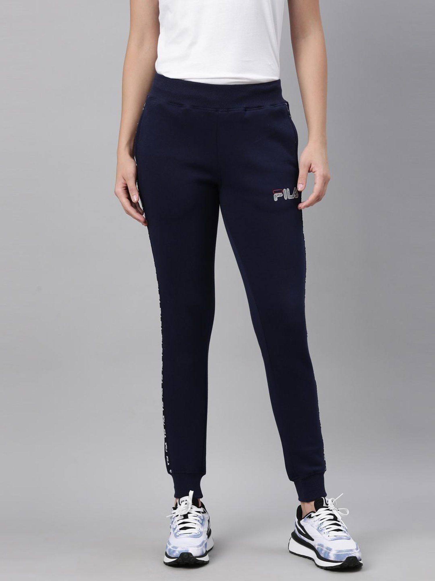 FILA Track Pants  Buy FILA Women Rummai Navy Blue Trackpant Online  Nykaa  Fashion