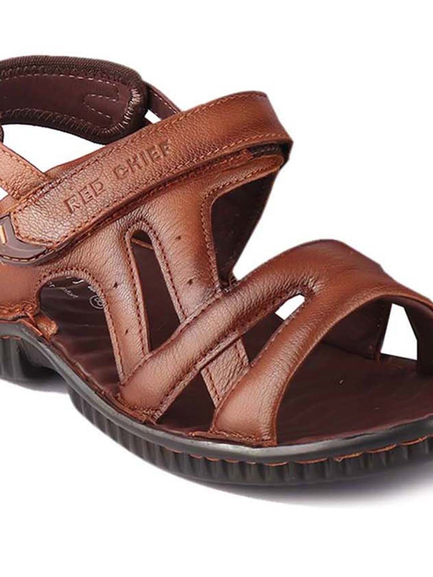 Buy online Red Chief Tan Leather Back Strap Sandals from Sandals and  Floaters for Men by Red Chief for ₹3395 at 0% off | 2024 Limeroad.com