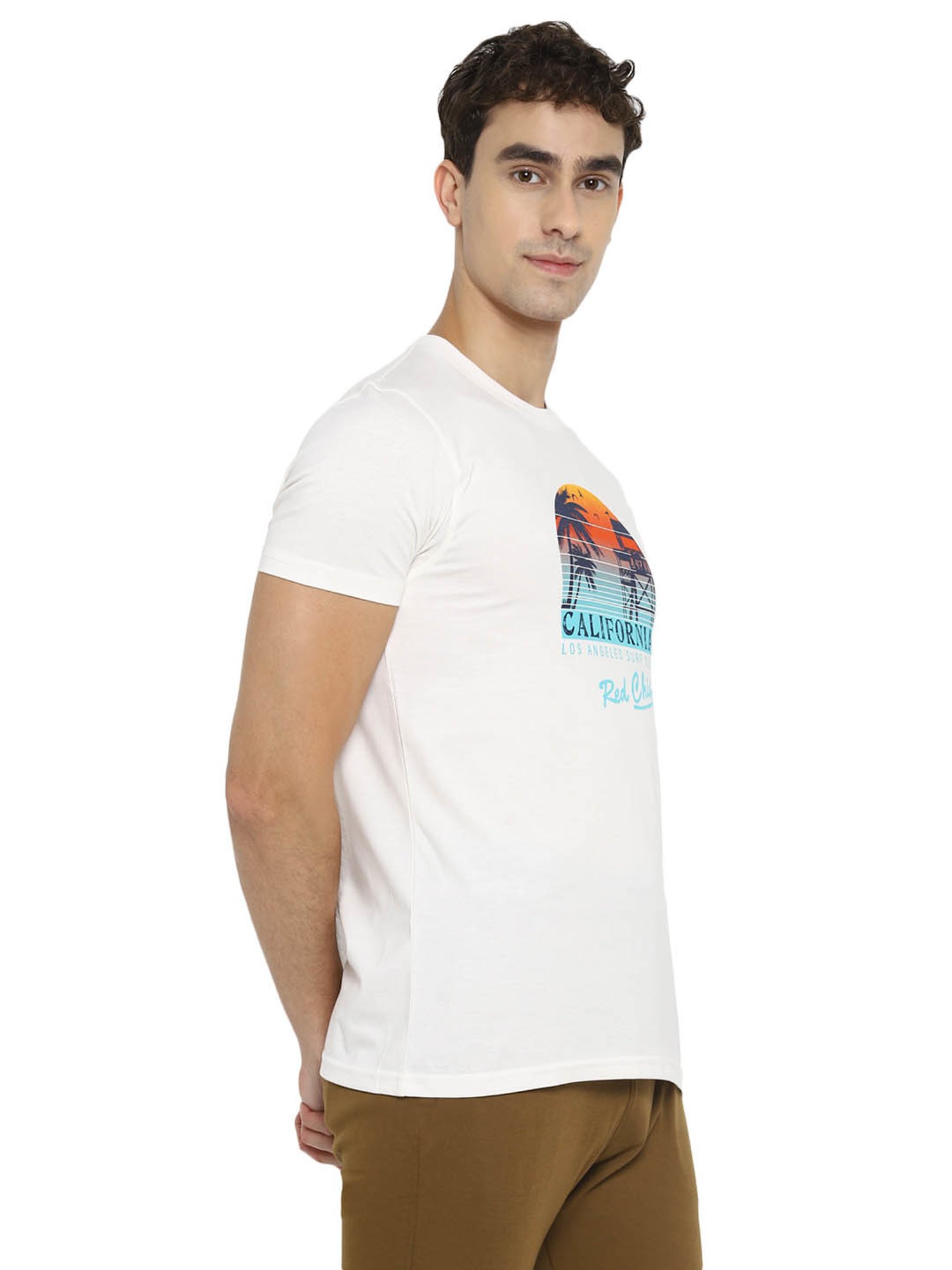 Buy Red Chief Jet Black Jersey Printed T-Shirt for Men Online @ Tata CLiQ