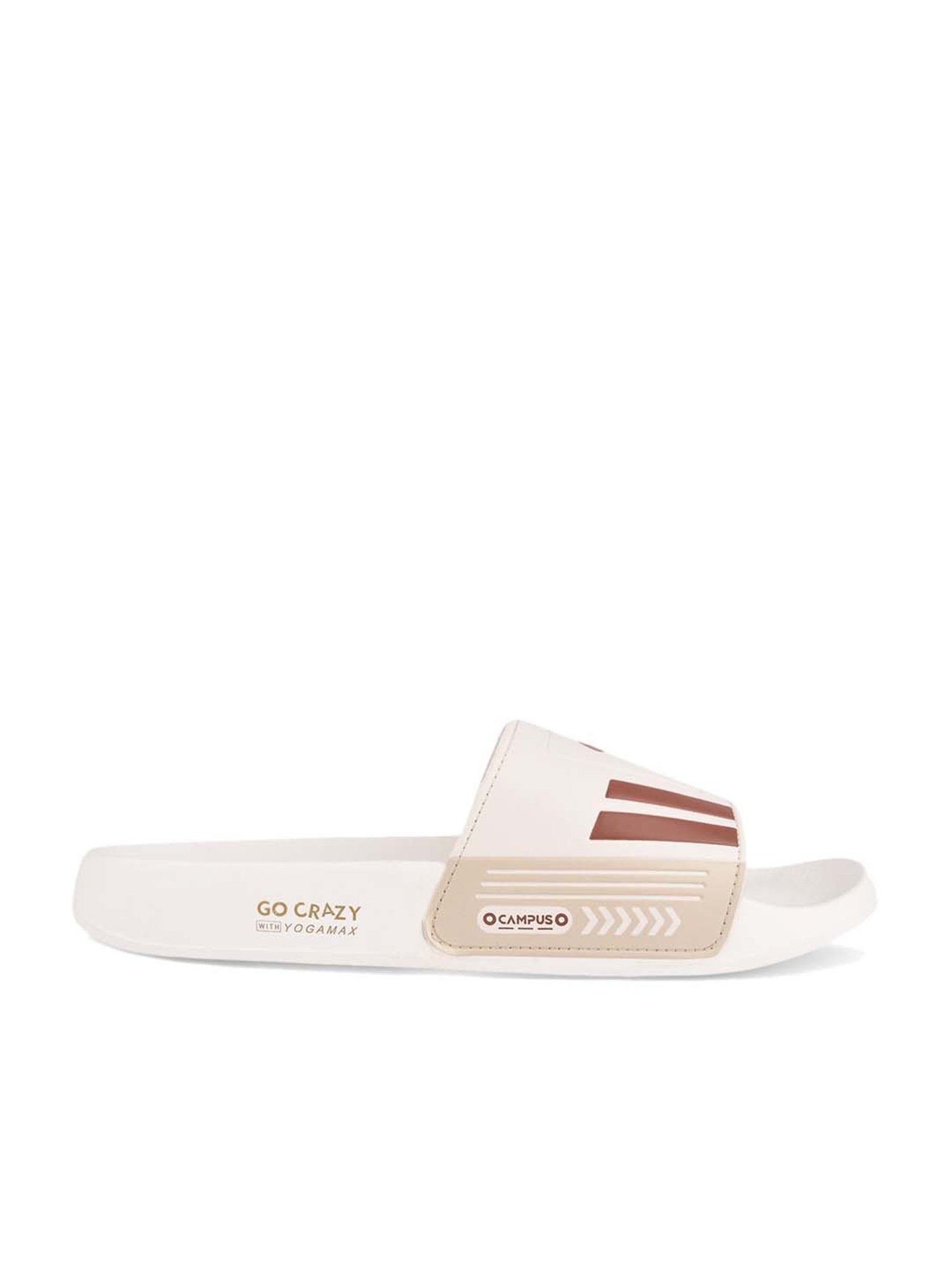 Buy Campus Men s Off White Slides for Men at Best Price Tata CLiQ